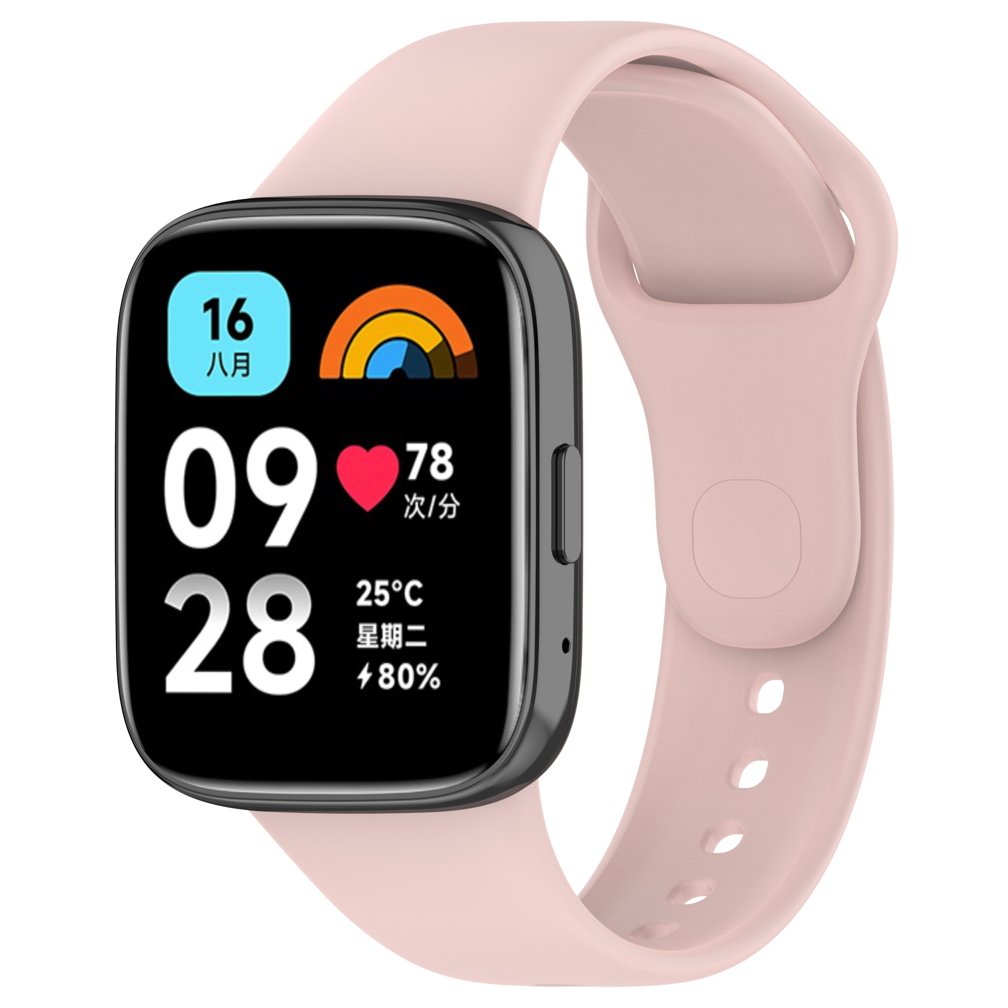 Weiches offizielles Silikonarmband für Xiaomi Redmi Watch 3, aktives Sportarmband, Armband für Redmi Watch 3 Lite/Active-Armband – Detail 18