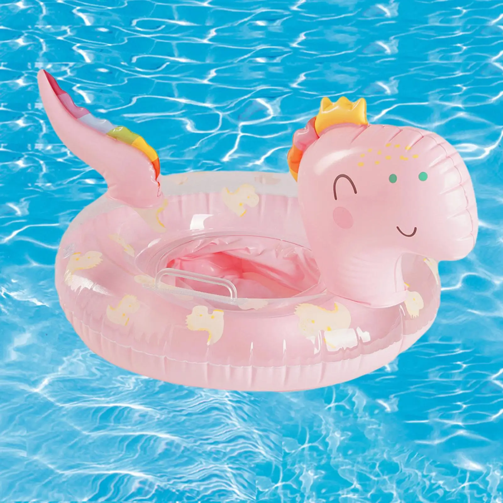 Dinosaur Swim Float Pool Kids Pool Summer Swim Float Kids Inflatable Swimming Boat Seat for Baby Kids Water Bath Toys