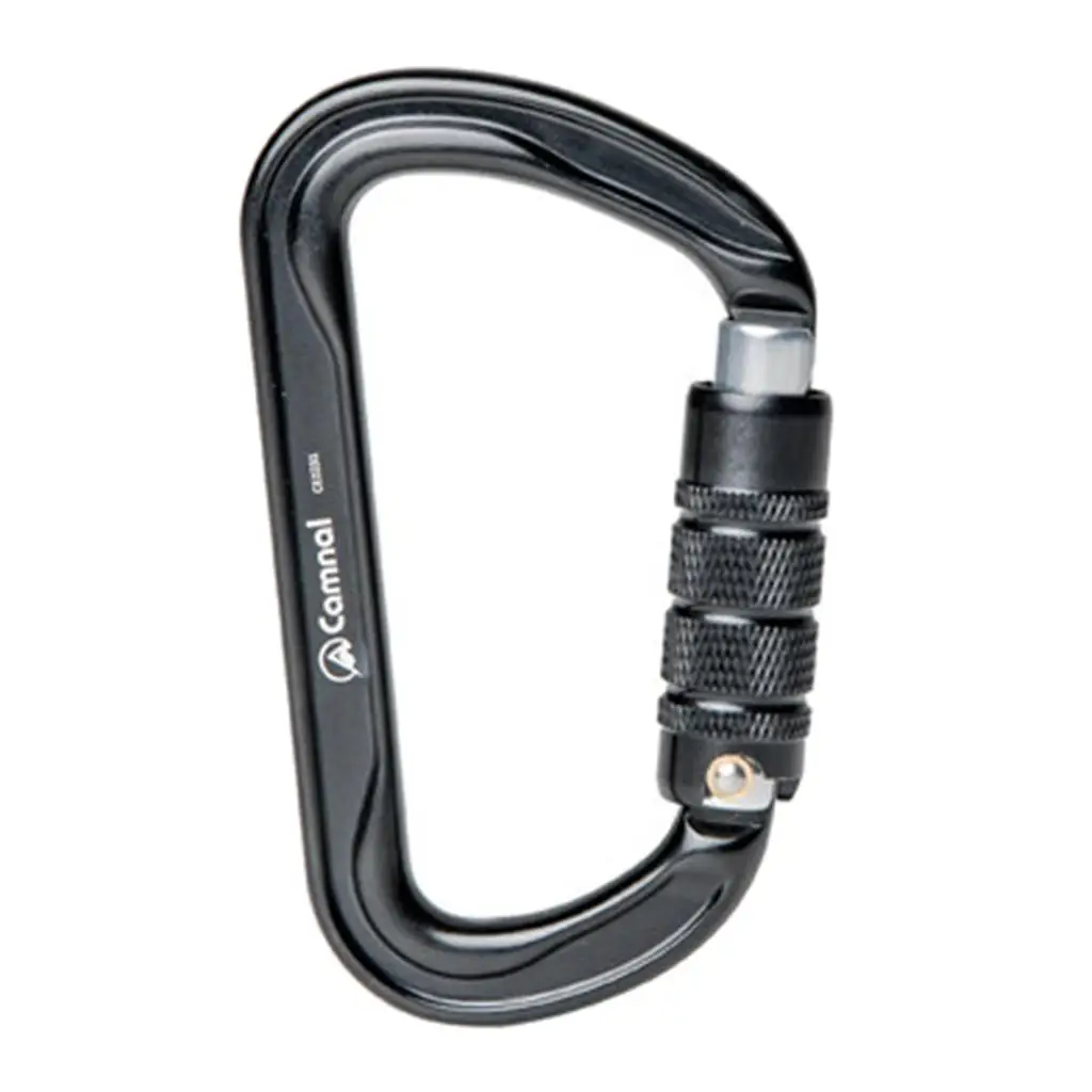 30KN Auto  Carabiner Clip 7075 Aluminum  Hook for Climbing Rock