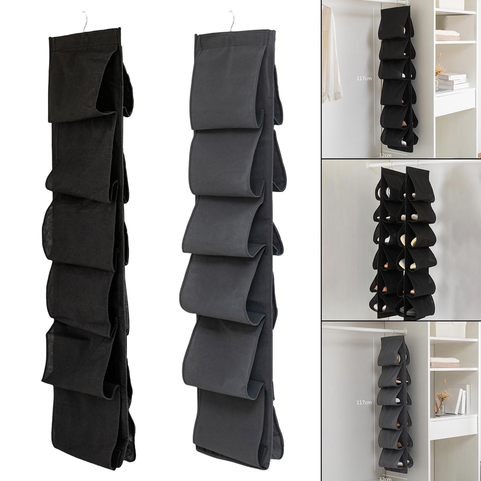 Hanging Shoes Rack Storage Shoes Hanger Shoes Organizer Over door for Wardrobe