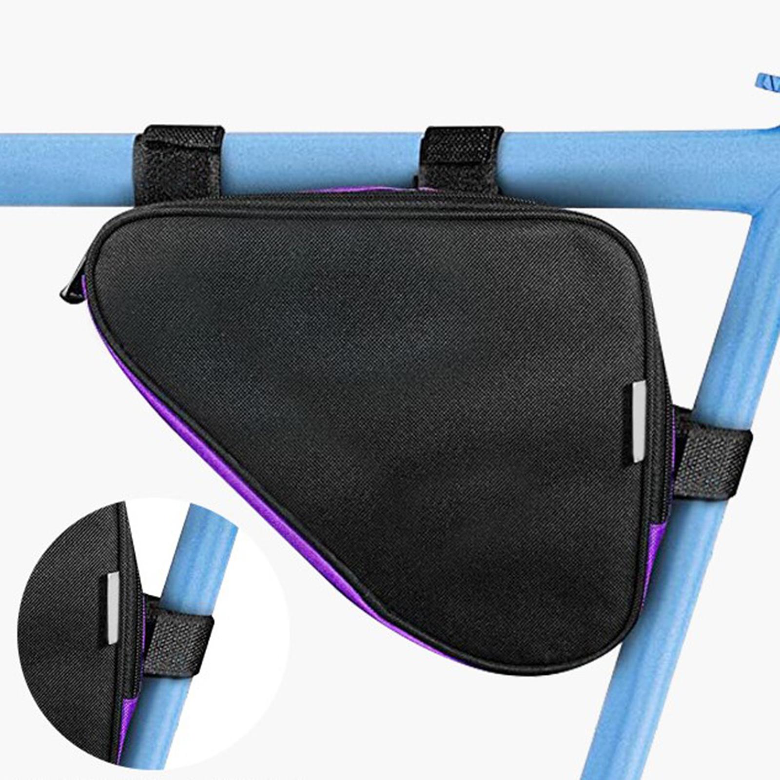 Frame Triangle Bike Bag for Large Size Road Bike Pouch Bag Cycling Accessories Pack Cycling Front Tube Bag Saddle Cycling Pouch