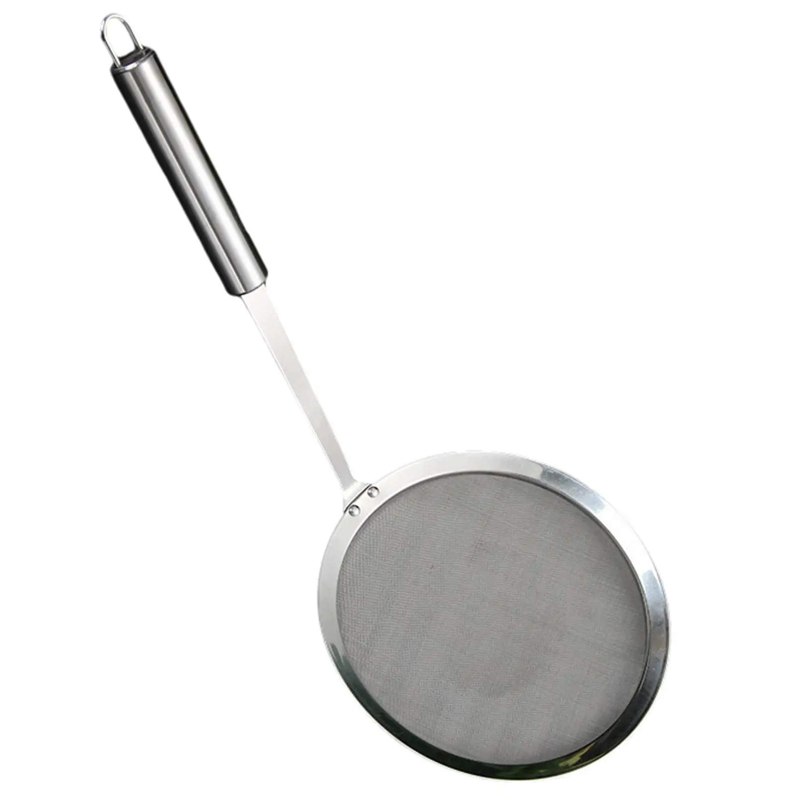 Stainless Steel Skimmer Spoon Kitchen Cooking Tool Fine Mesh Food Strainer Oil Filter for Grease Cooking Frying Gravy Baking