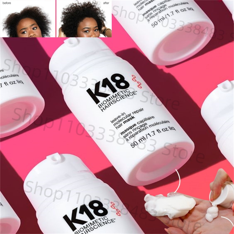 Best of K18 Leave-In Molecular Repair Hair Mask Moisturizes Repairs Damaged Hair Wash Free Molecular Essence Scalp Keratin & Scalp Treat Reviews & Tips