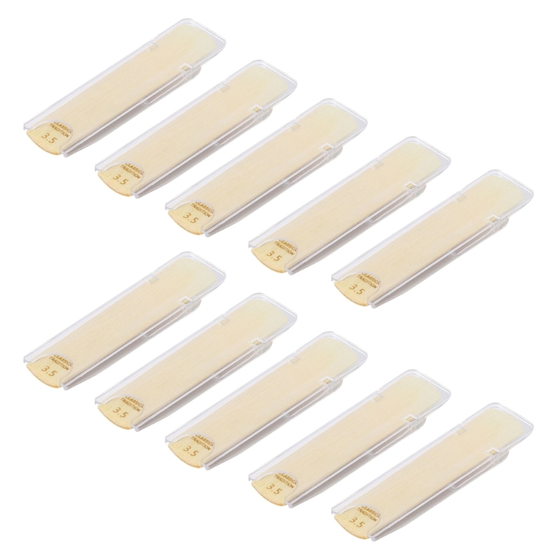 10 Stück Bb-Klarinettenblätter, Stärke 1,0/1,5/2,0/2,5/3,0/3,5 Blätter, traditionelle Blätter für Klarinettenanfänger und – Detail 5