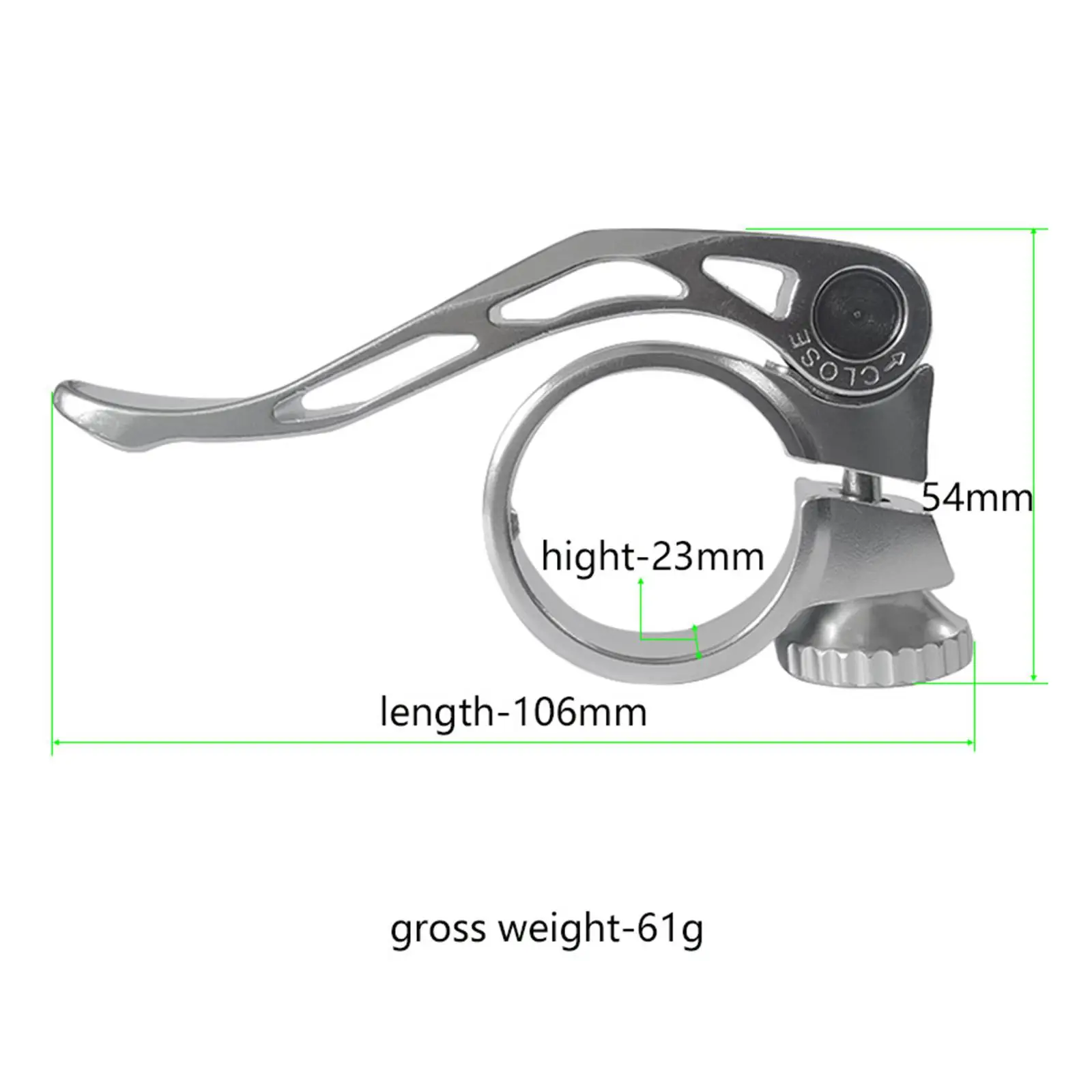 Bicycle Seatpost Clamp Lightweight Cycle Bike Seat Pole Clamp Quick Release Bicycle Parts for Folding Road Bike
