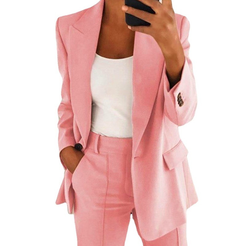 Title 10, Women Blazers Jacket Female Work Office Lady Bl...