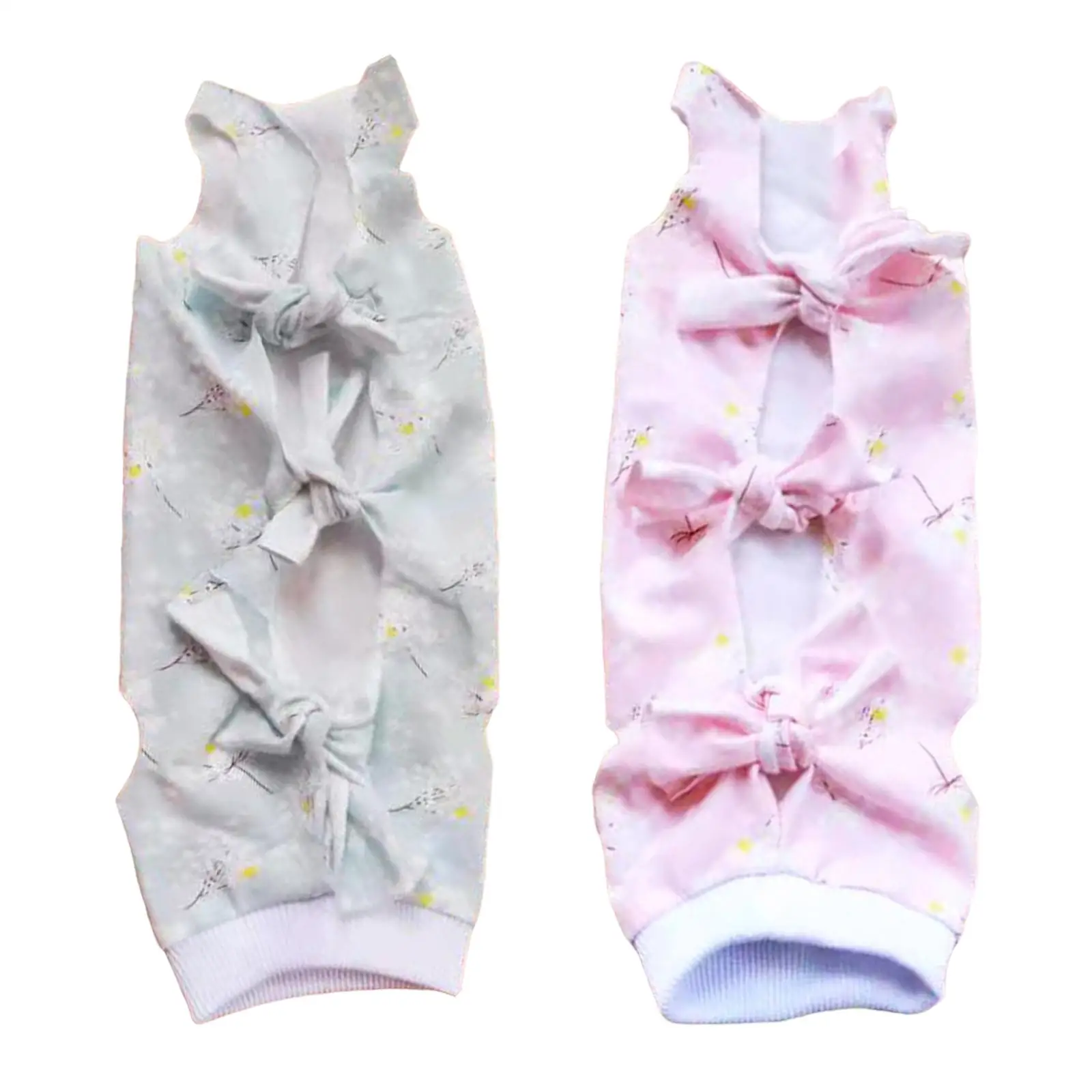 Cat Recovery Suit Clothes Anti Leak Protection wearing Pants Vest Pajama Breathable for Puppy Indoor Home Cats Kittens