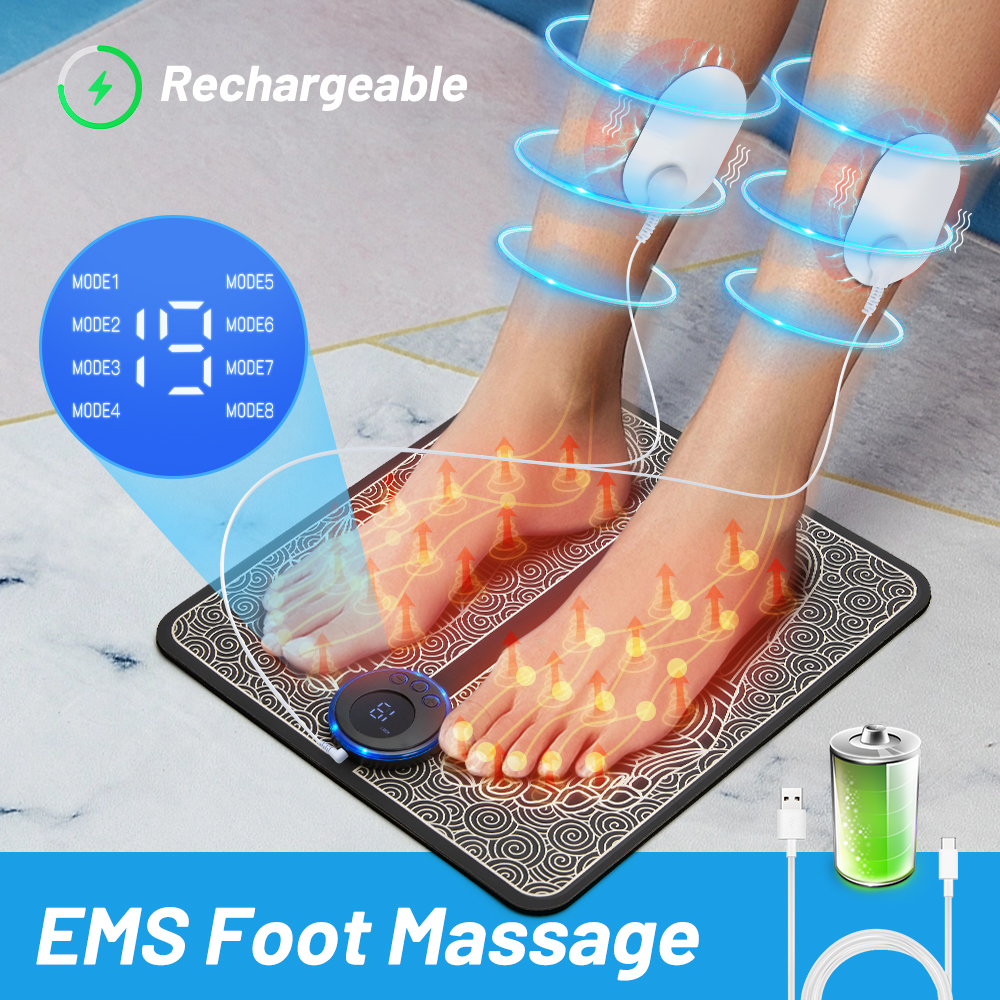 Best of Electric EMS Foot Massager Pad Foldable Massage Mat Muscle Stimulation Relief Pain Relax Feet, Suppoer Dropshipping Reviews & Tips