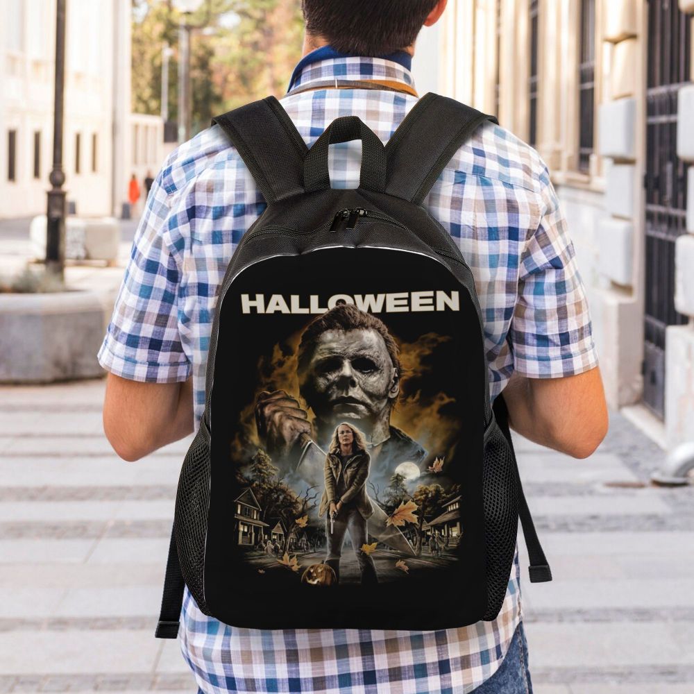 homens, sacos de filmes de terror, mochila