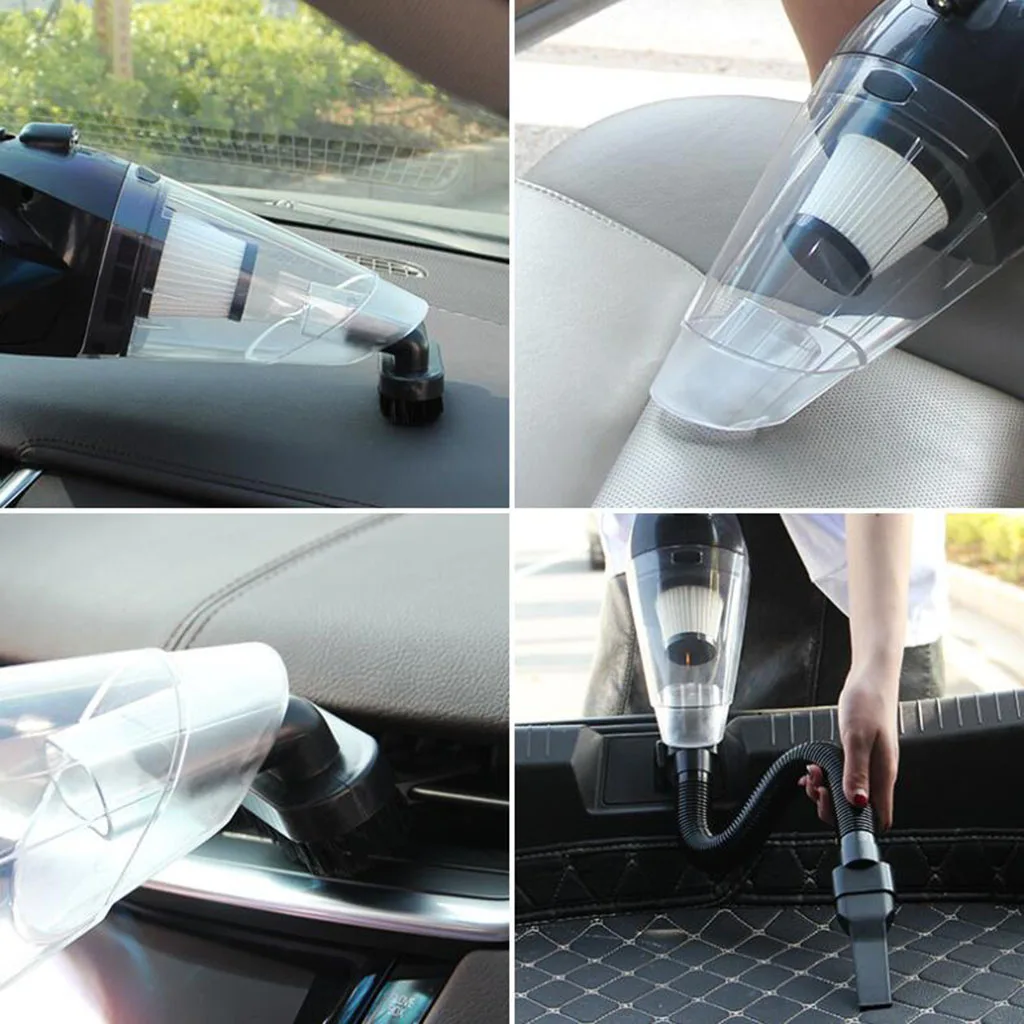 Car Vacuum Cleaner Wet   12V 120W Super Suction Handheld 35x9x8.5cm 