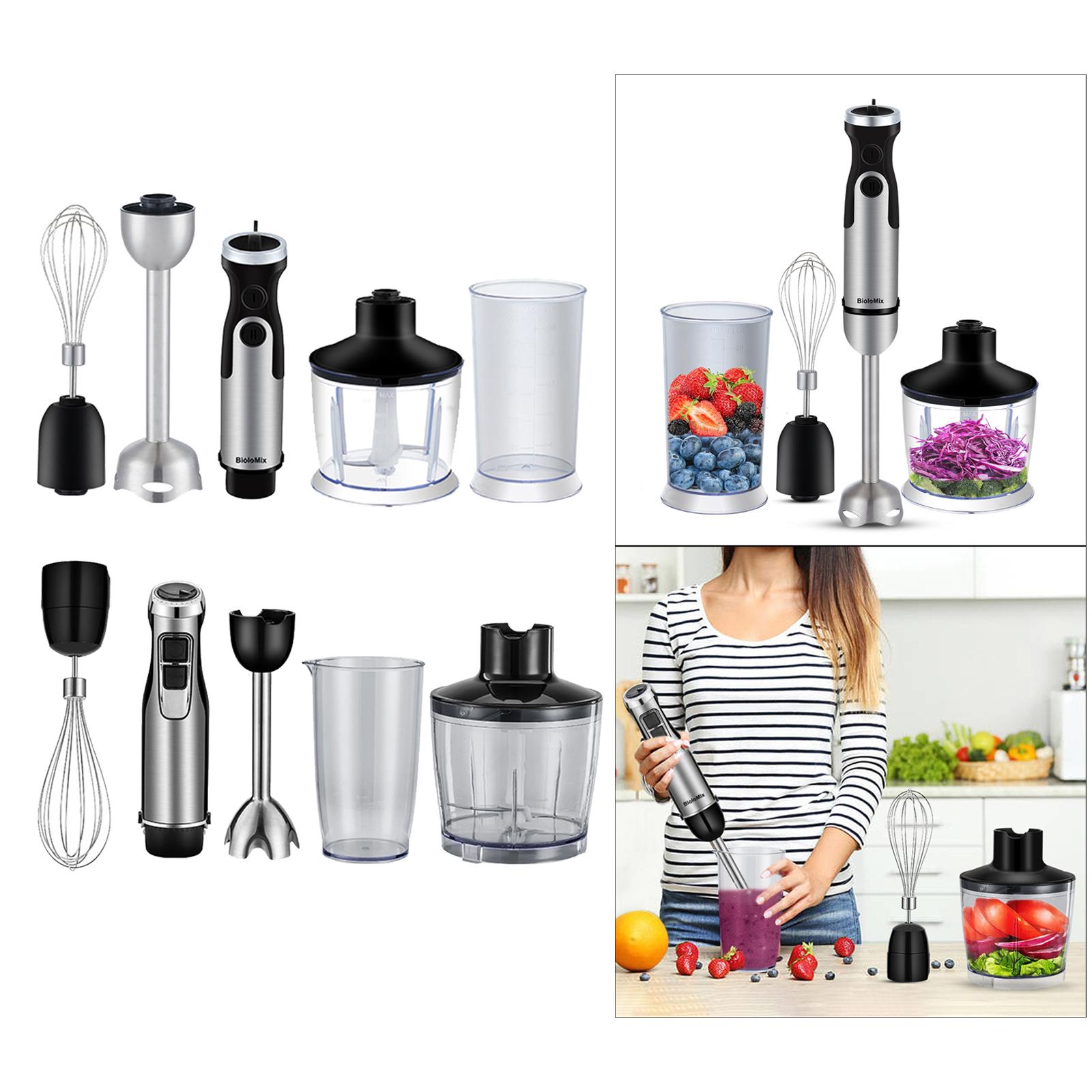 Hand Mixer Chopper Whisk Egg Food Processor Grinder Eggbeater Smoothie Cup