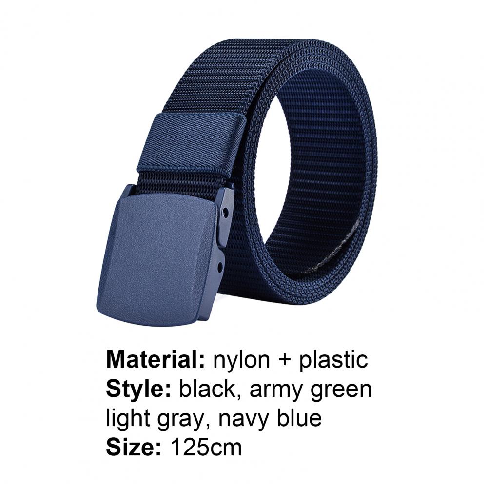 Title 12, Universal Jeans Men Belt Nylon Cloth Fabric Adj...