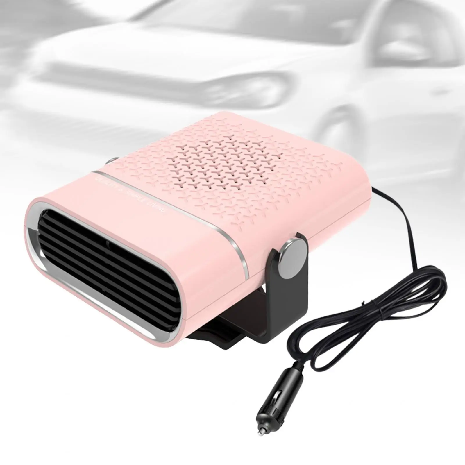 Car Heater 24V Heating and Cooling Windshield Defroster Plug into Cigarette Lighter Auto Vehicle Heater Car Heater and Defroster