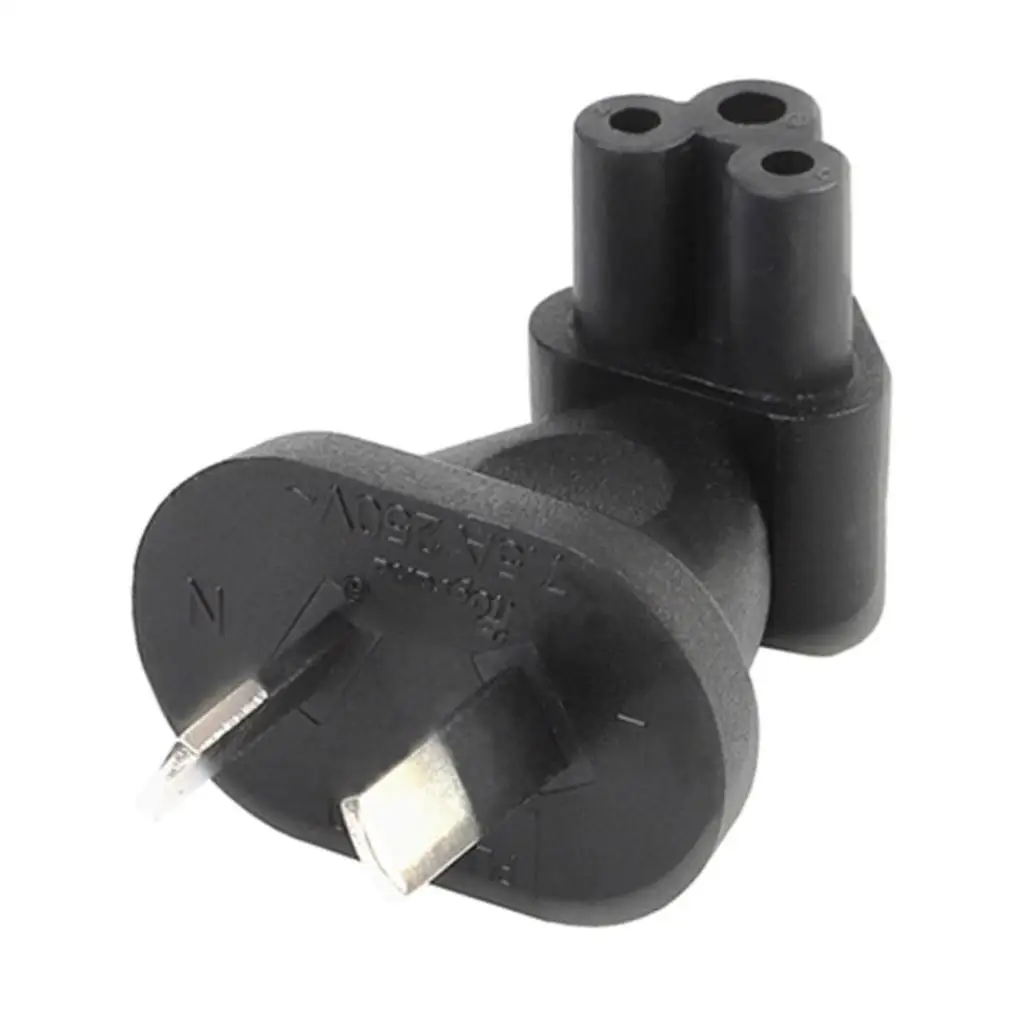 Plug   Pin Male to IEC320 Female Plug Adapter High Quality