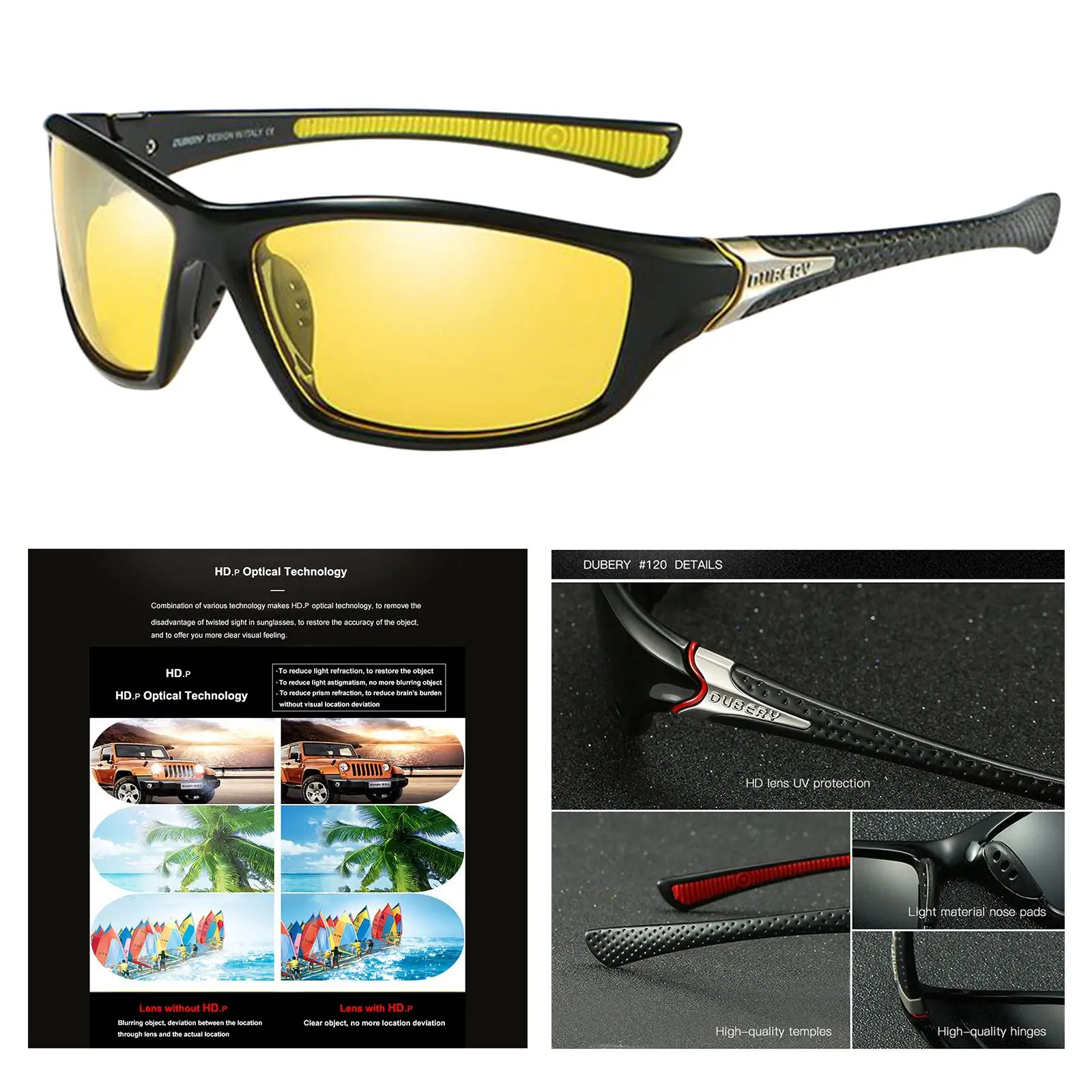 Sport Ski Sunglasses, UV400  Bike Goggles, Unisex  for Running/Skiing/Snowboarding