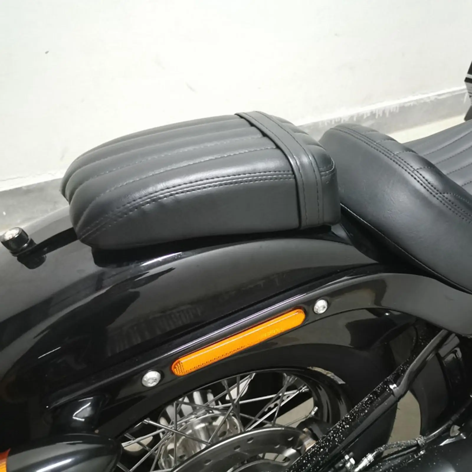 Motorcycle Rear Cushion Passenger Seat Cushion for  Street Bob