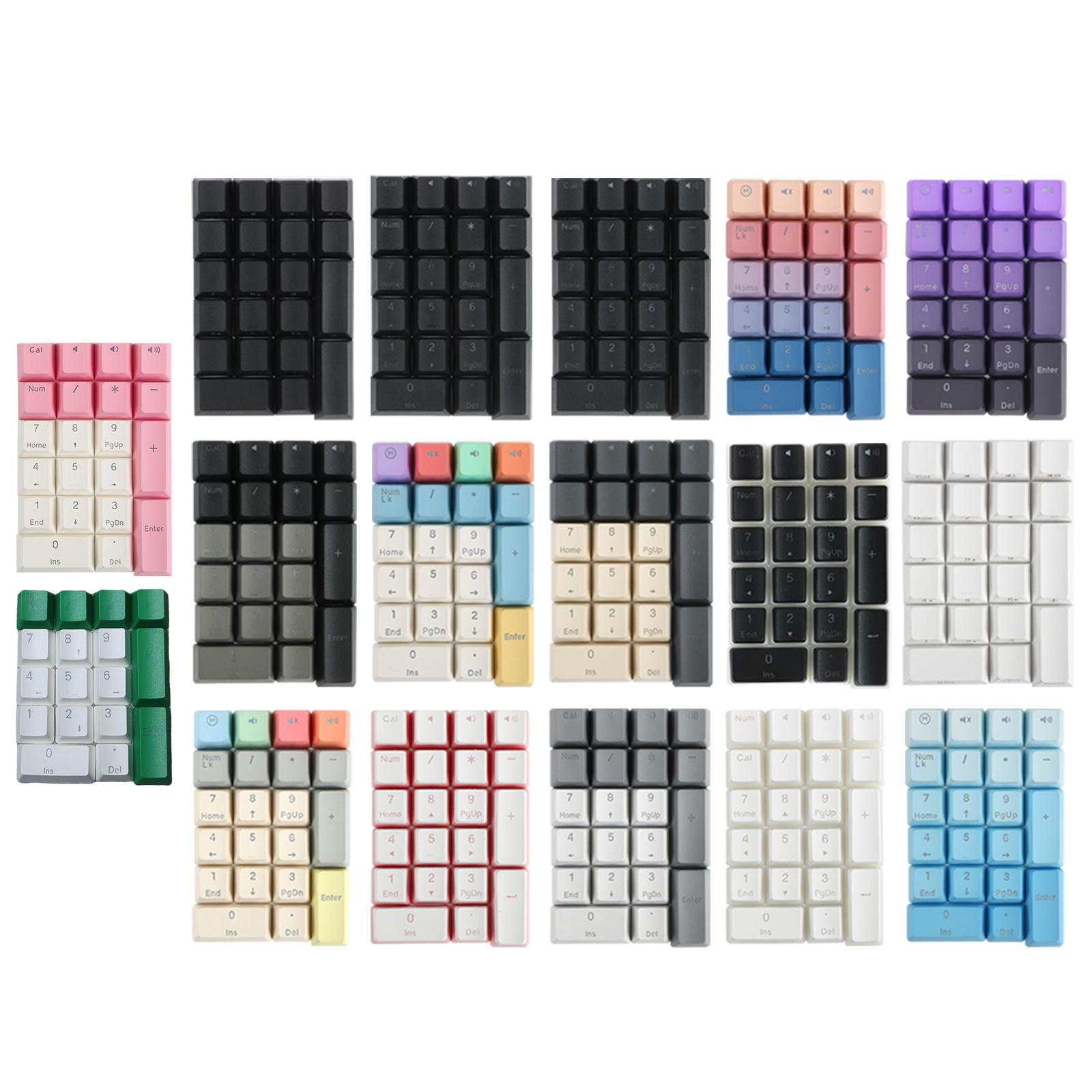 Mechanical Gaming Keyboard Numeric Keycaps Layout Dustproof Office Supplies