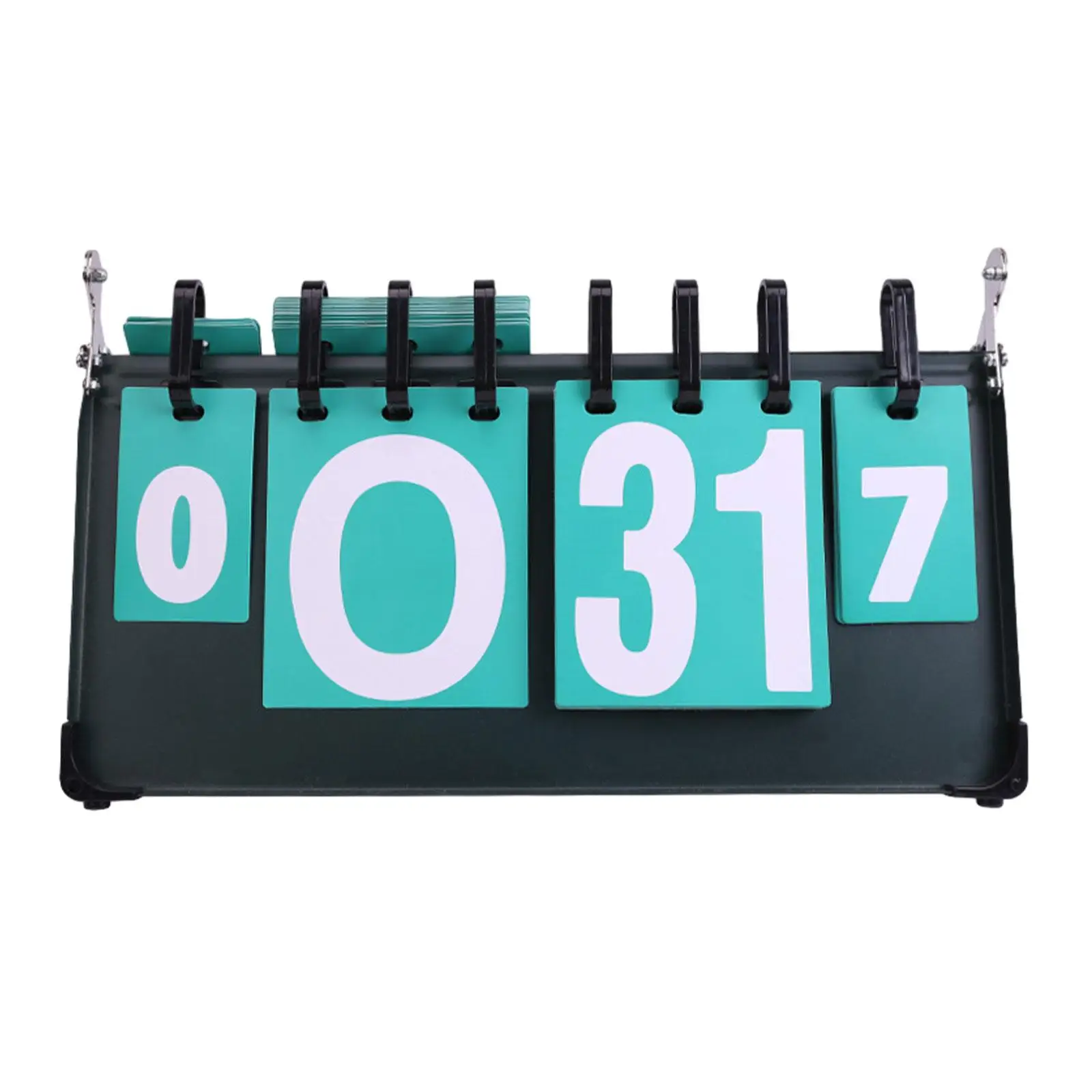 Flip Score Board Foldable Portable Score Counter Tabletop Scoreboard for Football Baseball Basketball Billiards Tennis Ball