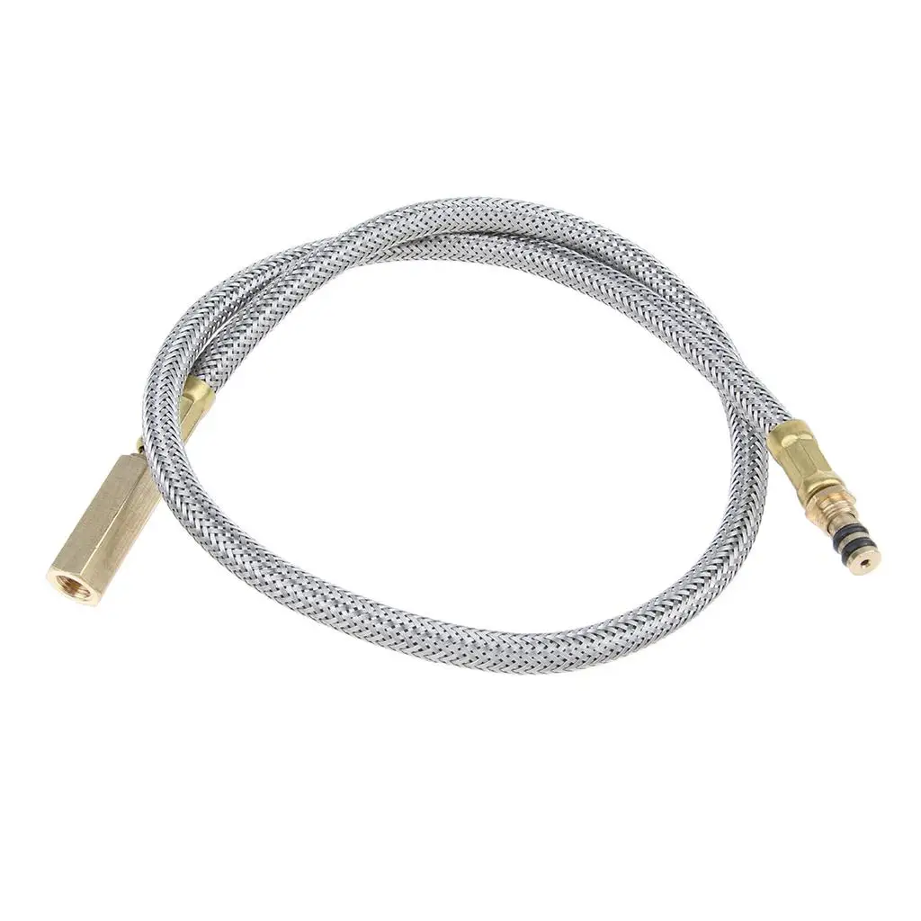 Extended Gas Adapter Tube 52cm for Liquid Gas Tank to Picnic Oven Brass