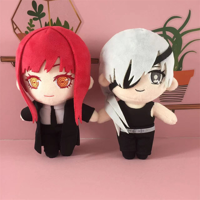 Anime Chainsaw Man Mitaka Asa Plush Doll Toy 20cm Cute Soft Stuffed Pillow Birthday Gift Cosplay