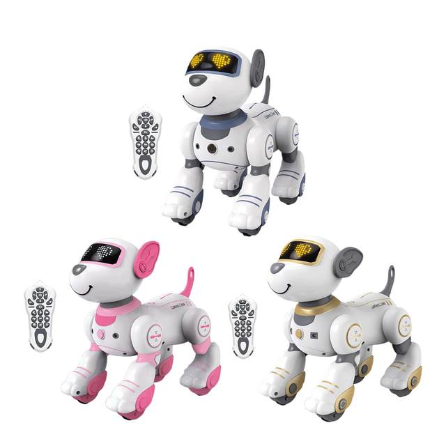 Perro Robot Smart BG1533 teledirigido para niños, comando de voz