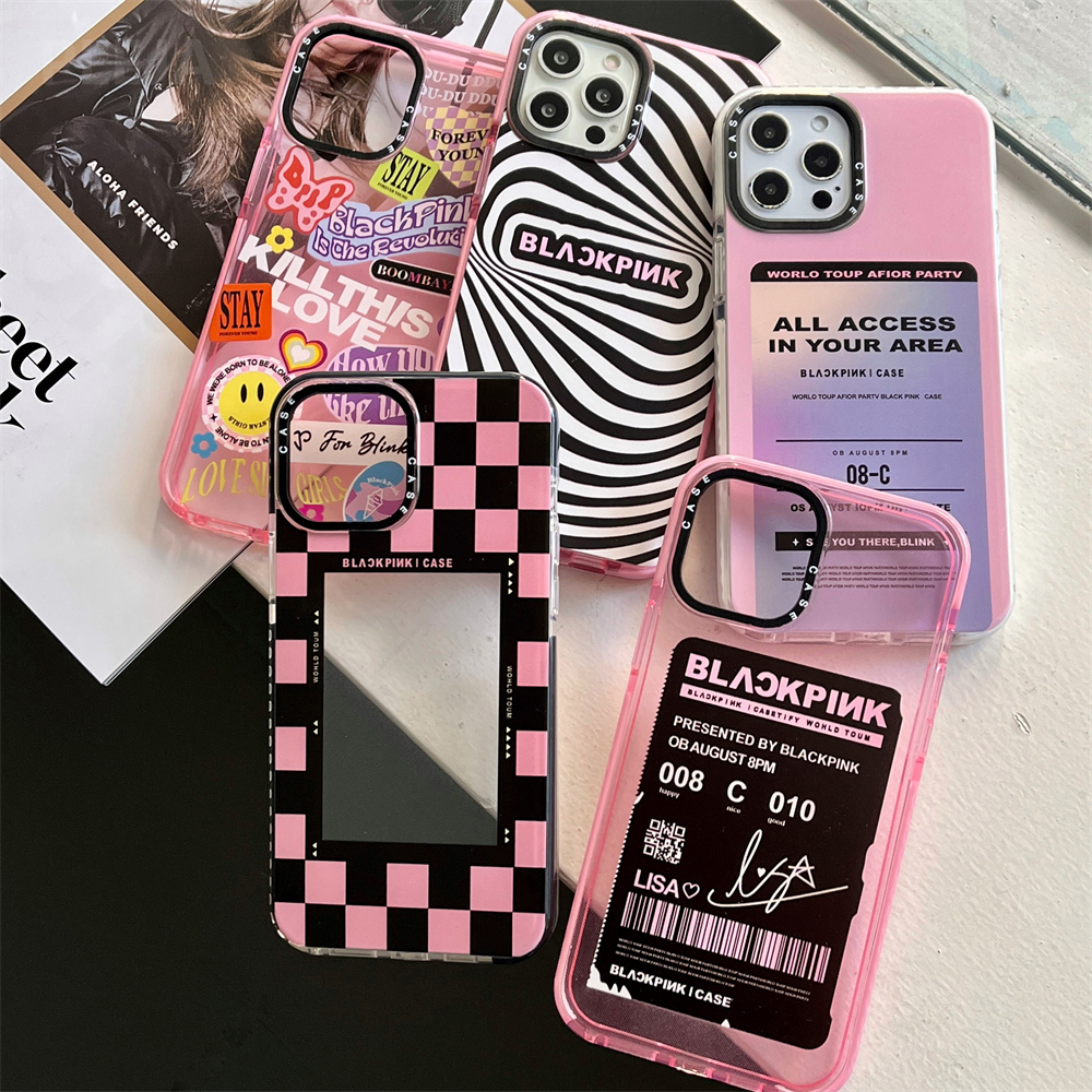 iphone 13 pro max case leather Ins Art Retro Cute Graffiti Label Korea Phone Case For iPhone 13 11 Pro Max Xr X Xs Max 7 8 Plus Cases Clear Soft Silicone Cover iphone 13 pro max leather case