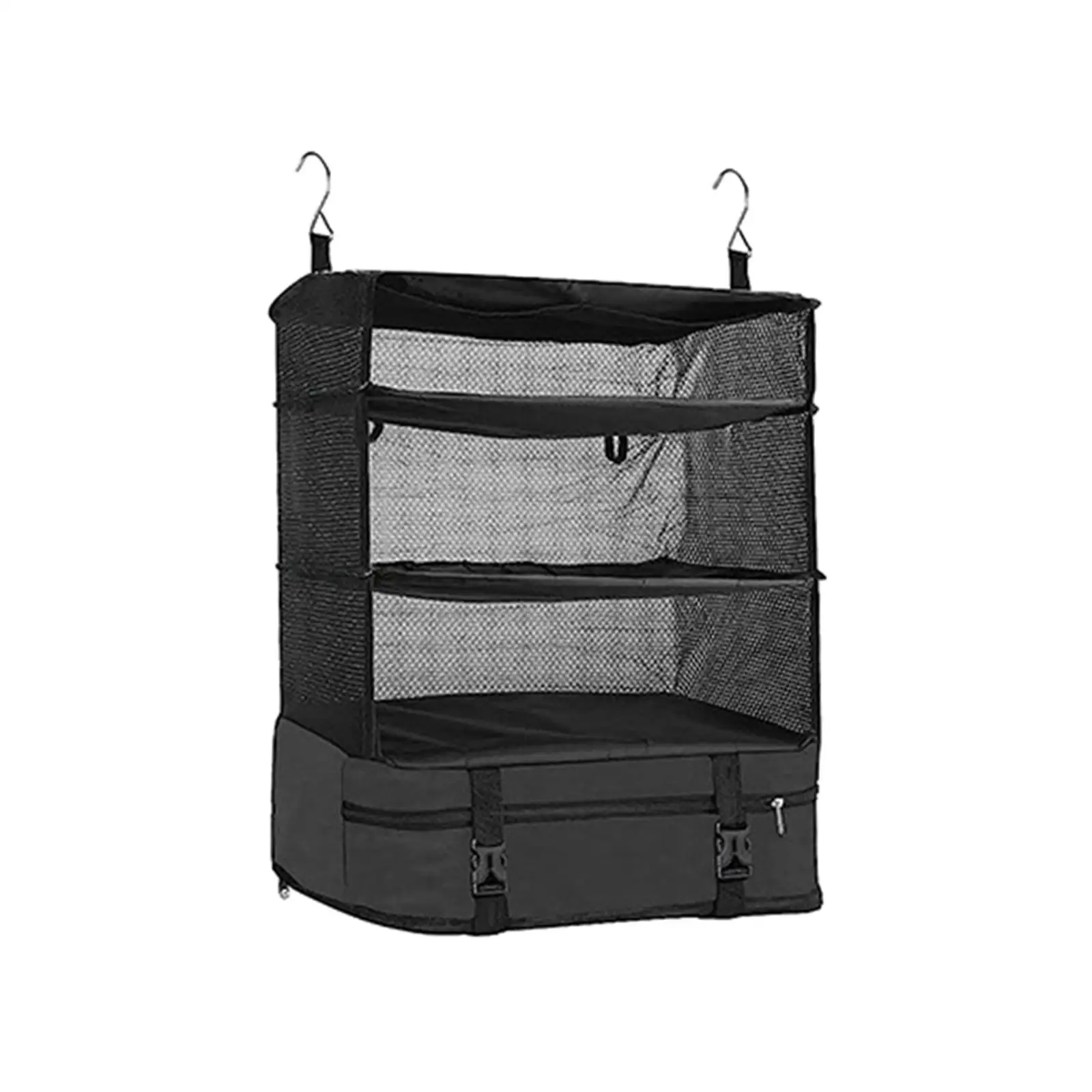 Hanging Travel Garment Shelves Travel Bags 3 Tier Hanging Closet Carry on Suitcase Packing Cubes for Travel Essentials