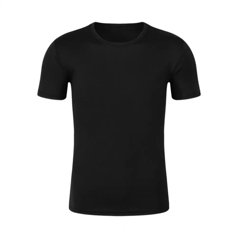 S5945653765b94e28ad9222ad8e5deb64G Quick Dry Women Men Running T-shirt Fitness Sport Top Gym Training Shirt Breathable Short Sleeve O Neck Pullover T-shirt Tee Top