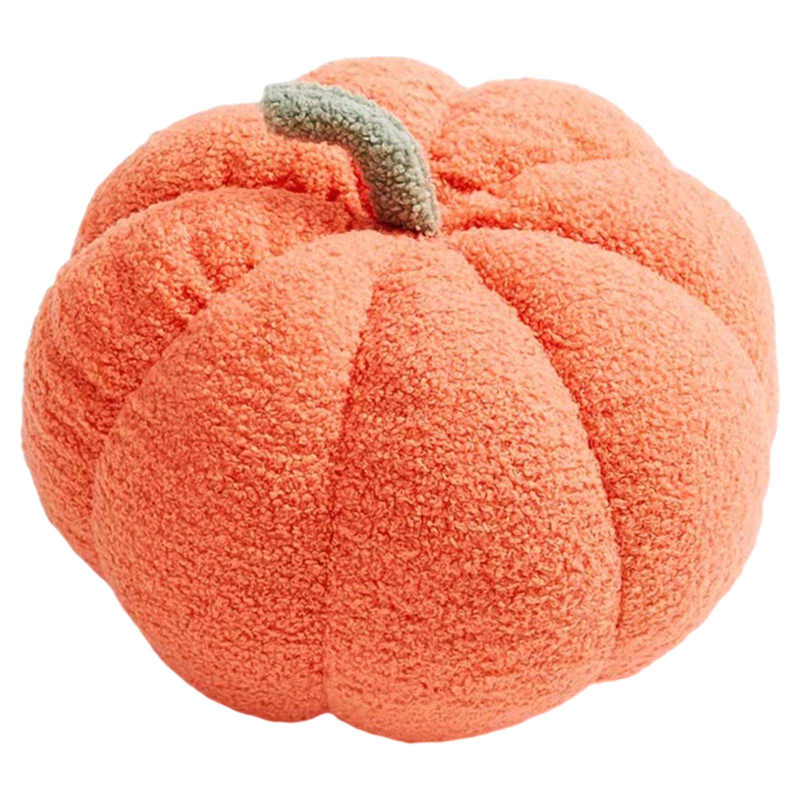 Cute Pumpkin Pillow Plush Toy Stuffed Decor Companion Gift PP Cotton Chubby Sleeping Pillow for Children Christmas Girls Office