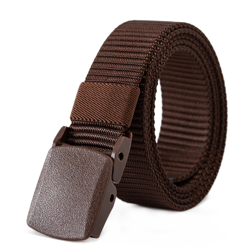 Herren Damen Outdoor Nylon Gürtel Nichtmagnetisch Freizeit Kunststoff Schnallenköpfe Schnelltrocknend Sport Training Taktischer Gürtel – Detail 1