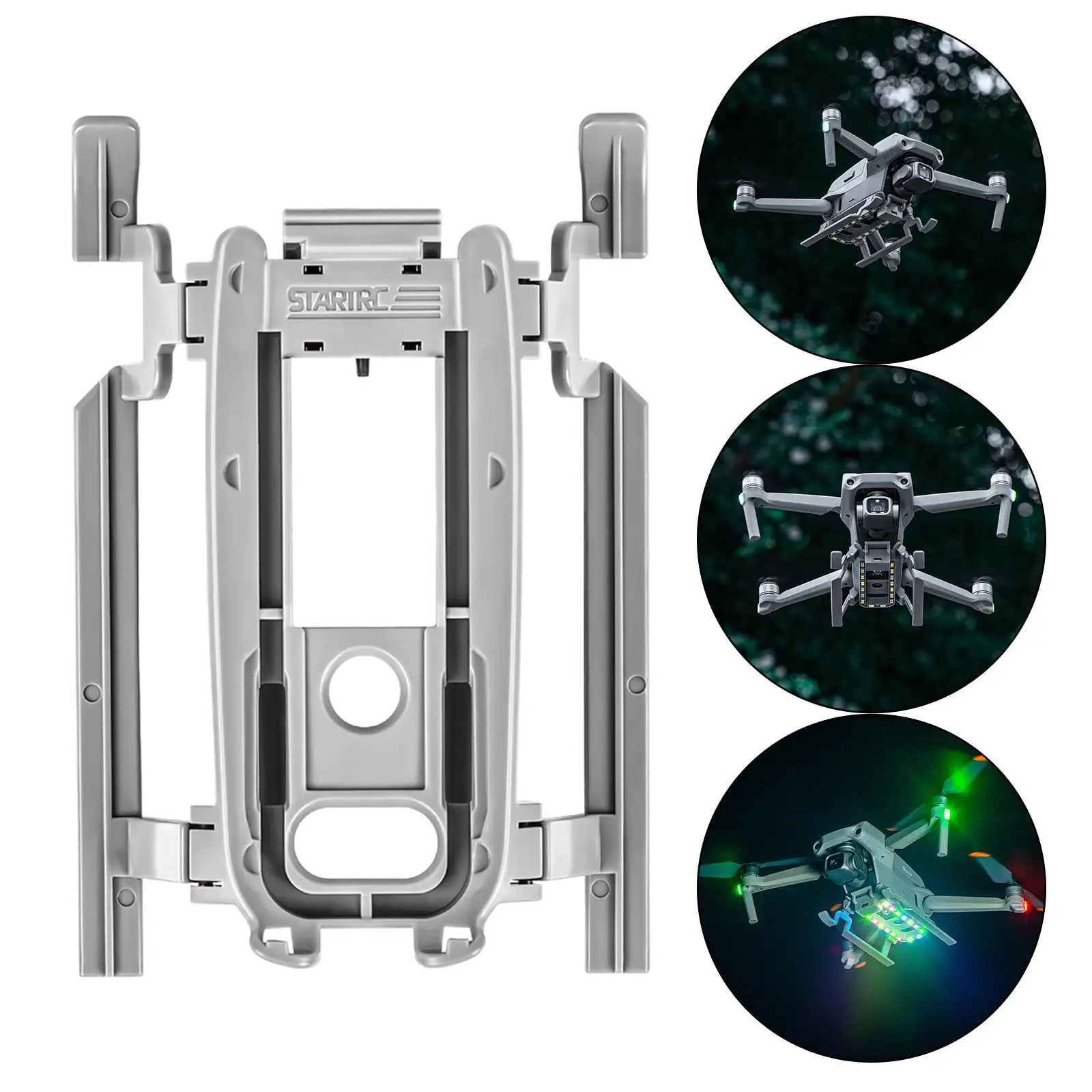 LED Light Landing Gear Extensions Skid Folding for DJI Air 2S for DJI Mavic Air 2 Drone Accessories Other RC Model Vehicle Parts