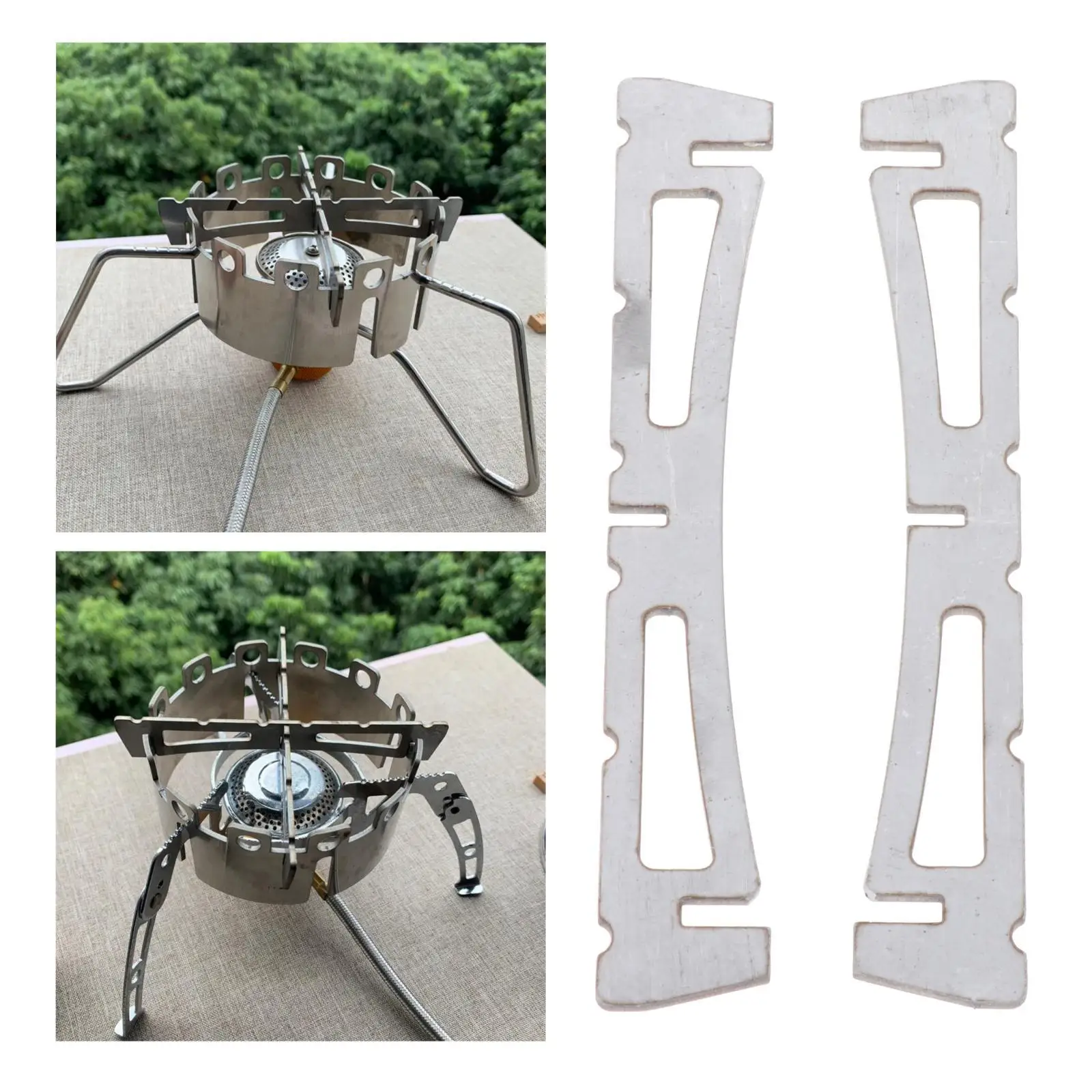 Portable Alcohol Stove Cross Stand Foldable Support Rack Accessories Spirit Stove Shelf for Backpacking Travel BBQ Hiking Picnic