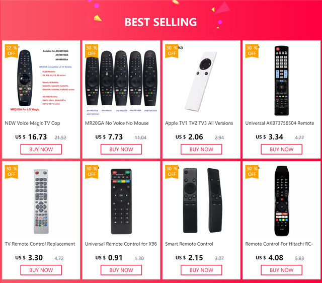 X96MAX X92 Remote Control X96Air Android TV Box IR Remote