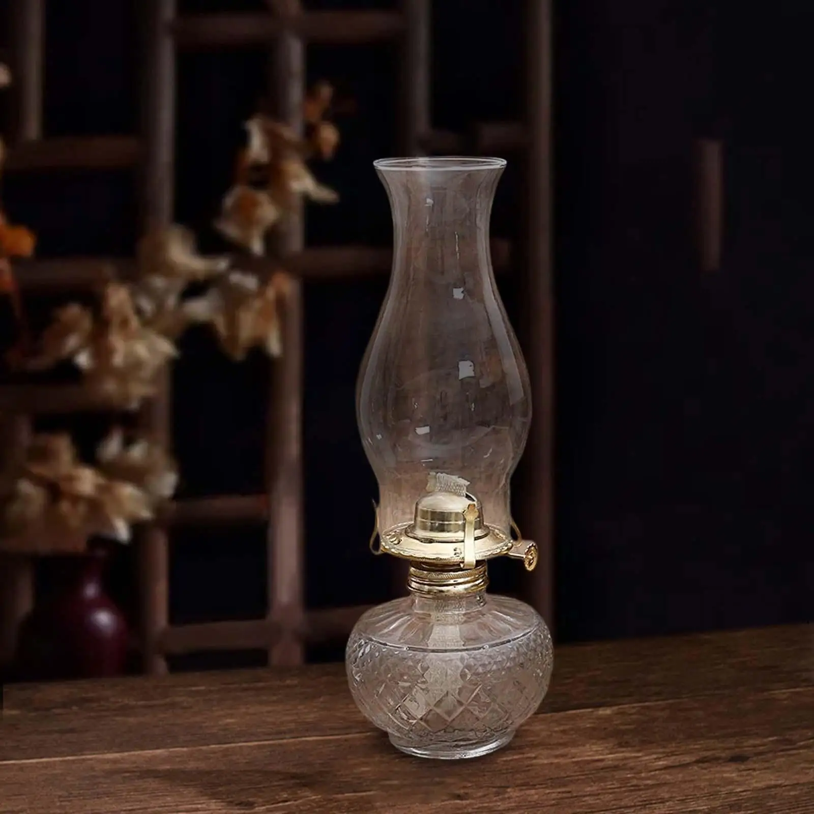 Rustic Oil Lantern Table Lantern Durable for Bedroom Festival Home Church Centerpiece