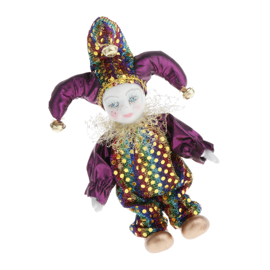 Italian Doll Porcelain  Clown Figures Artware Fit for Valentine Gift, for  Display Decor Ornaments