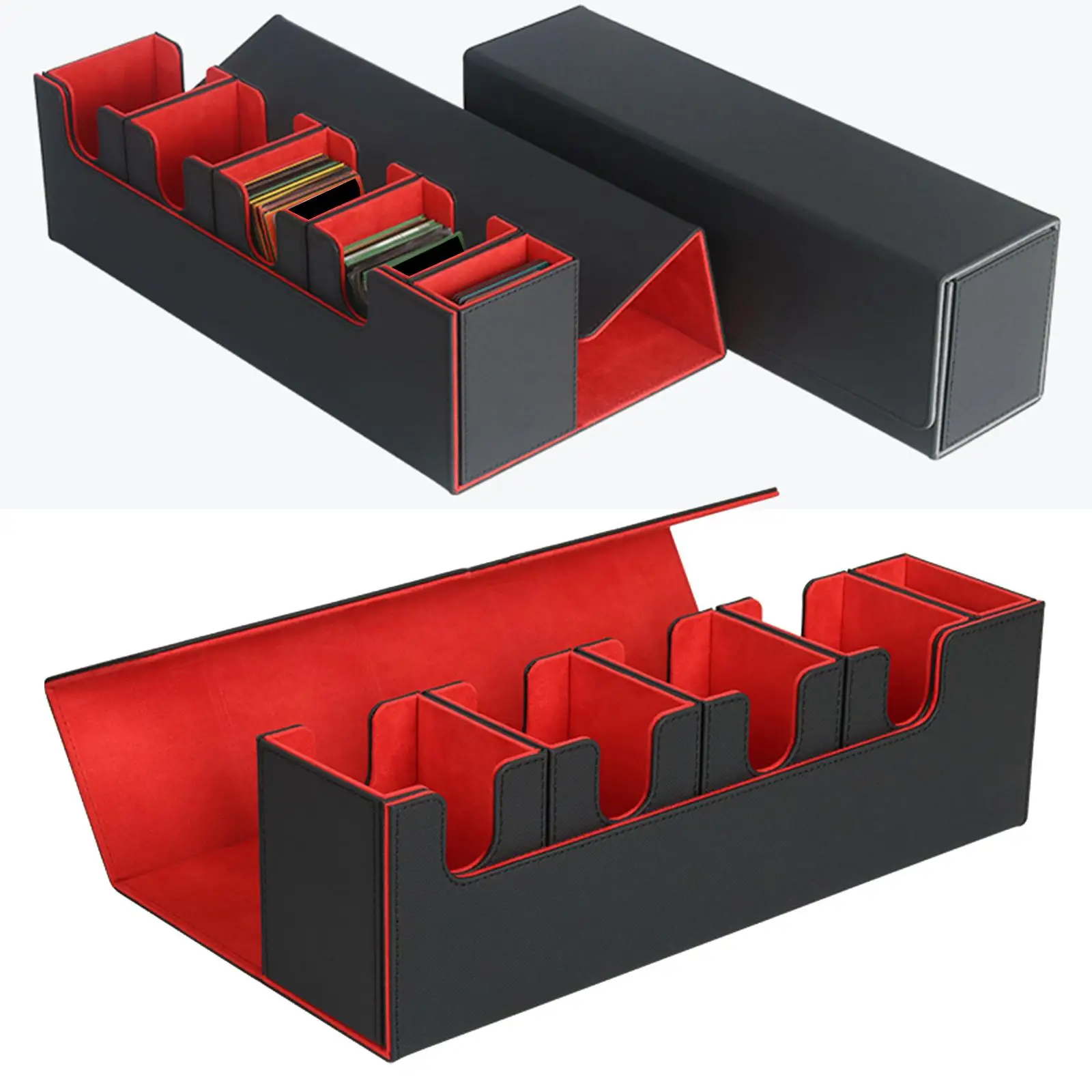 Card Deck Box Holder Storage Organizer Album Collectible Container for TCG Premium Baseball Display Organization Album