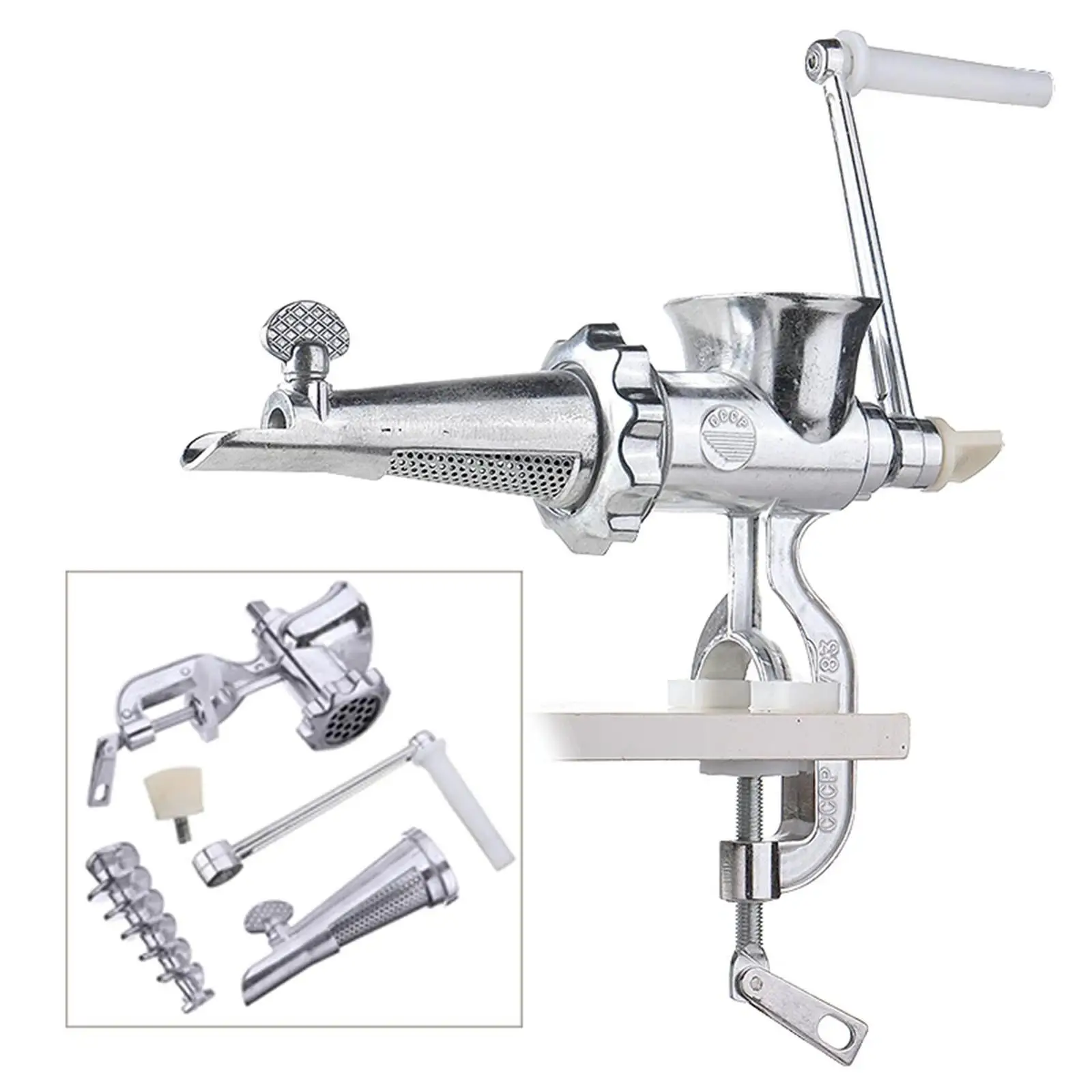 Manual Fruit Juicer Meat Grinder Heavy Duty Reusable Hand Press Lemon Orange Squeezer for Kitchen