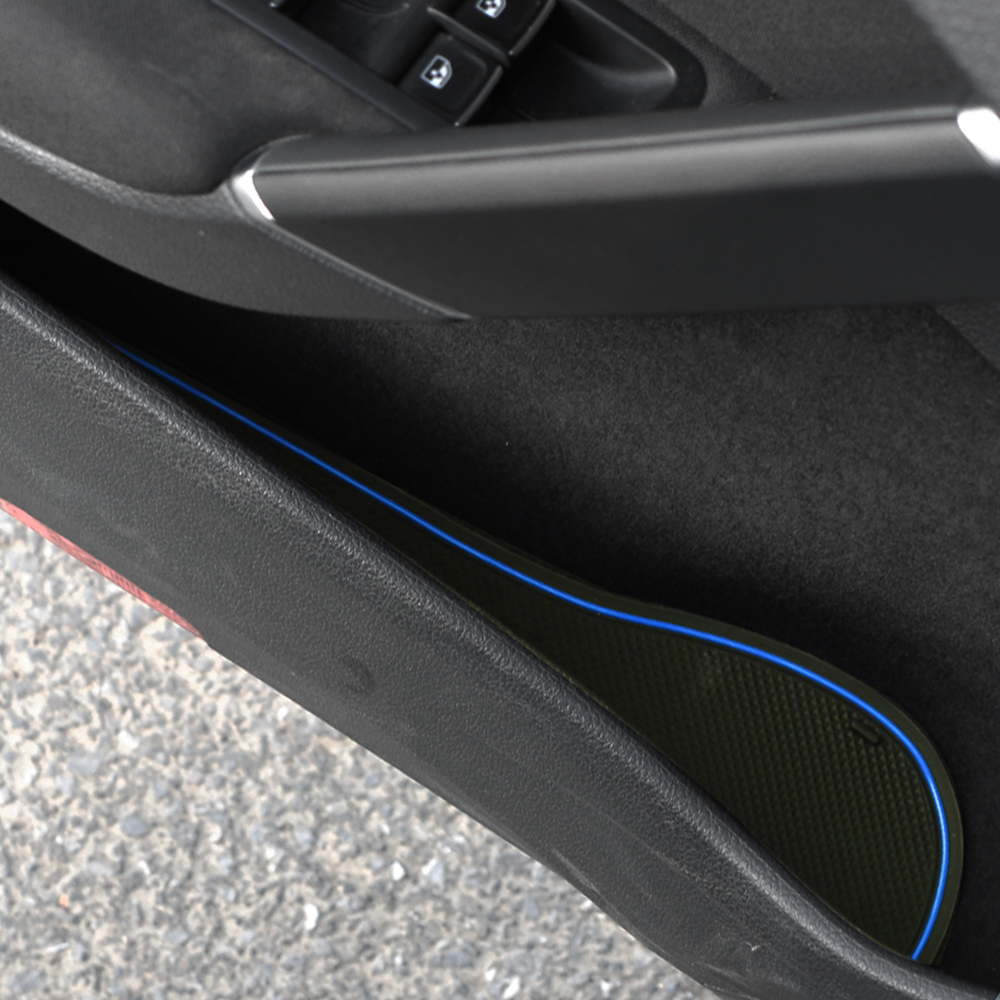 10 Stück Silikon Auto rutsch feste Türnut Matten Tor Schlitz Cup Pad Matte für Volkswagen VW Golf 7 1, 5 mk7 mk 7,5 2014-2018 Zubehör – Detail 6