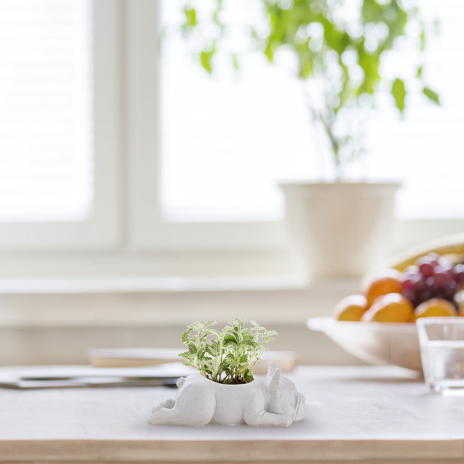 There is table in the kitchen