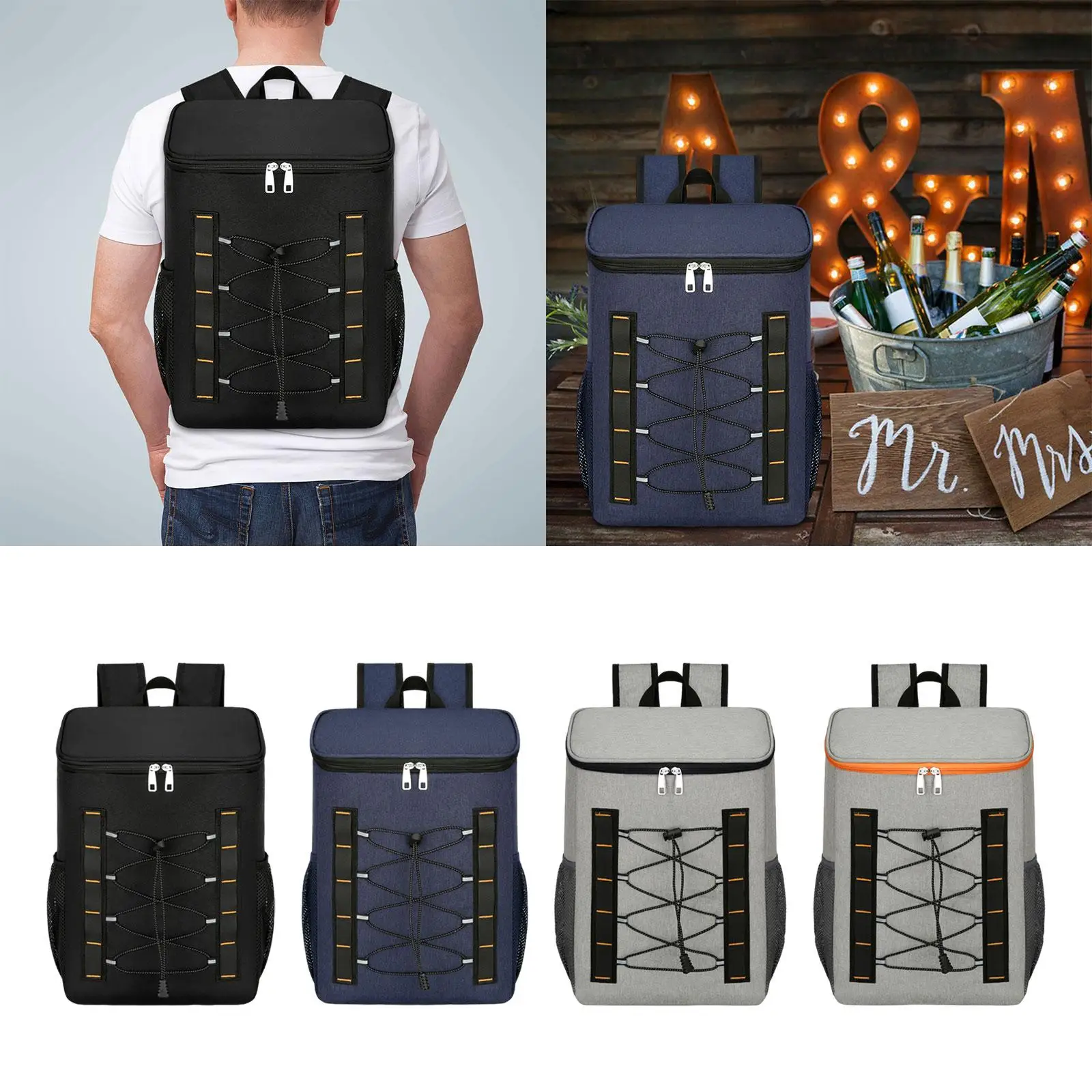 Outdoor Picnic Bag Multifunctional Leakproof Men Women Cooler Bag for Picnic
