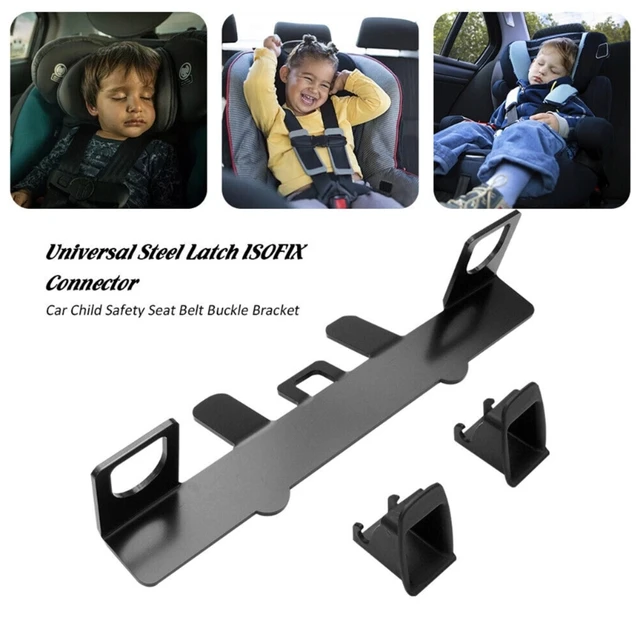 Universal ISOFIX Seat Belt Connector Car Baby Seat Restraint-Anchor  Mounting Kit Car Child Seat Belt Steel Bracket Latch D7YA - AliExpress