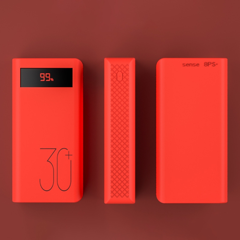 8p + power bank 30000mah silicone macio