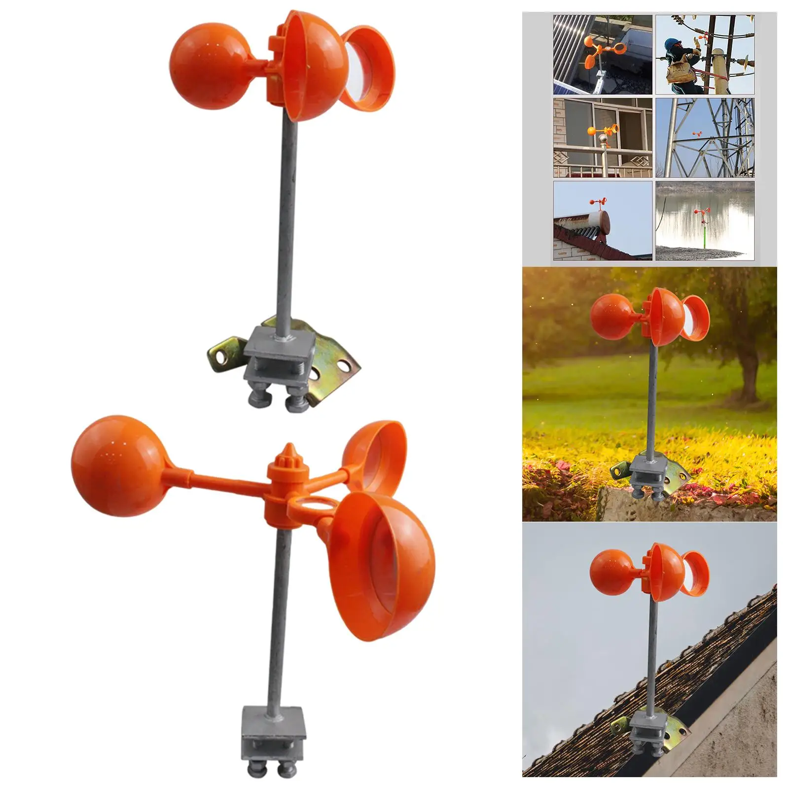 Bird Scarer Repeller with 360 Reflection Angle Drive Away Birds Device for Crow Pigeon Factories Transmission Towers Ponds