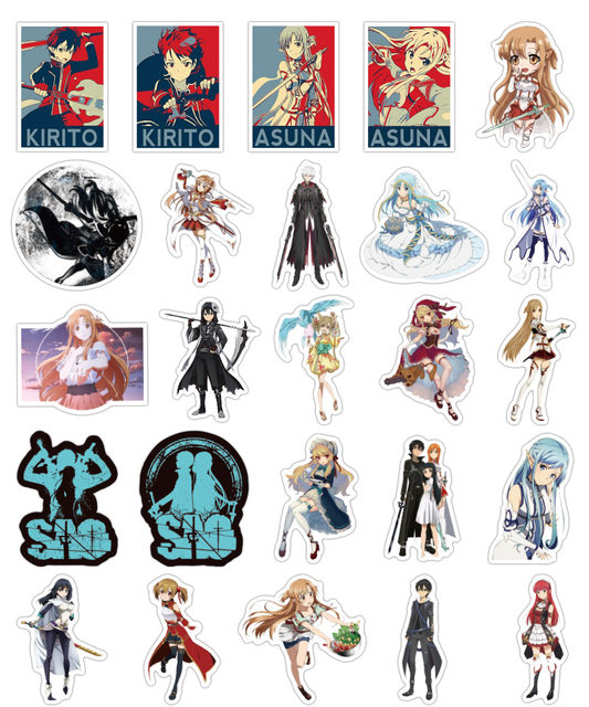 Sticker sticker System Sticker Set SWORD ART ONLINE - Full Dive