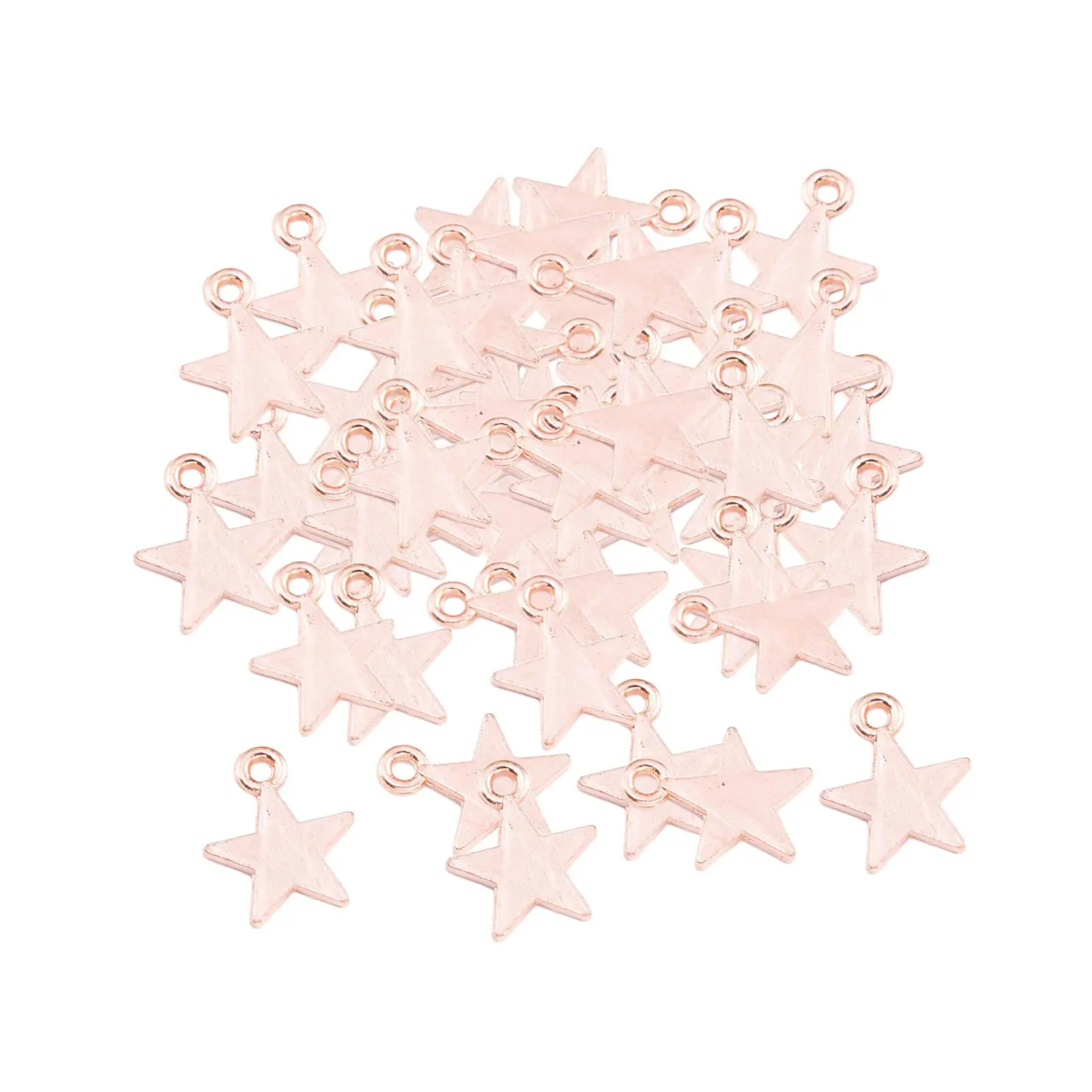 50 Pieces Star Charms Exquisite Creative Jewelry Making for DIY Bag Crafting