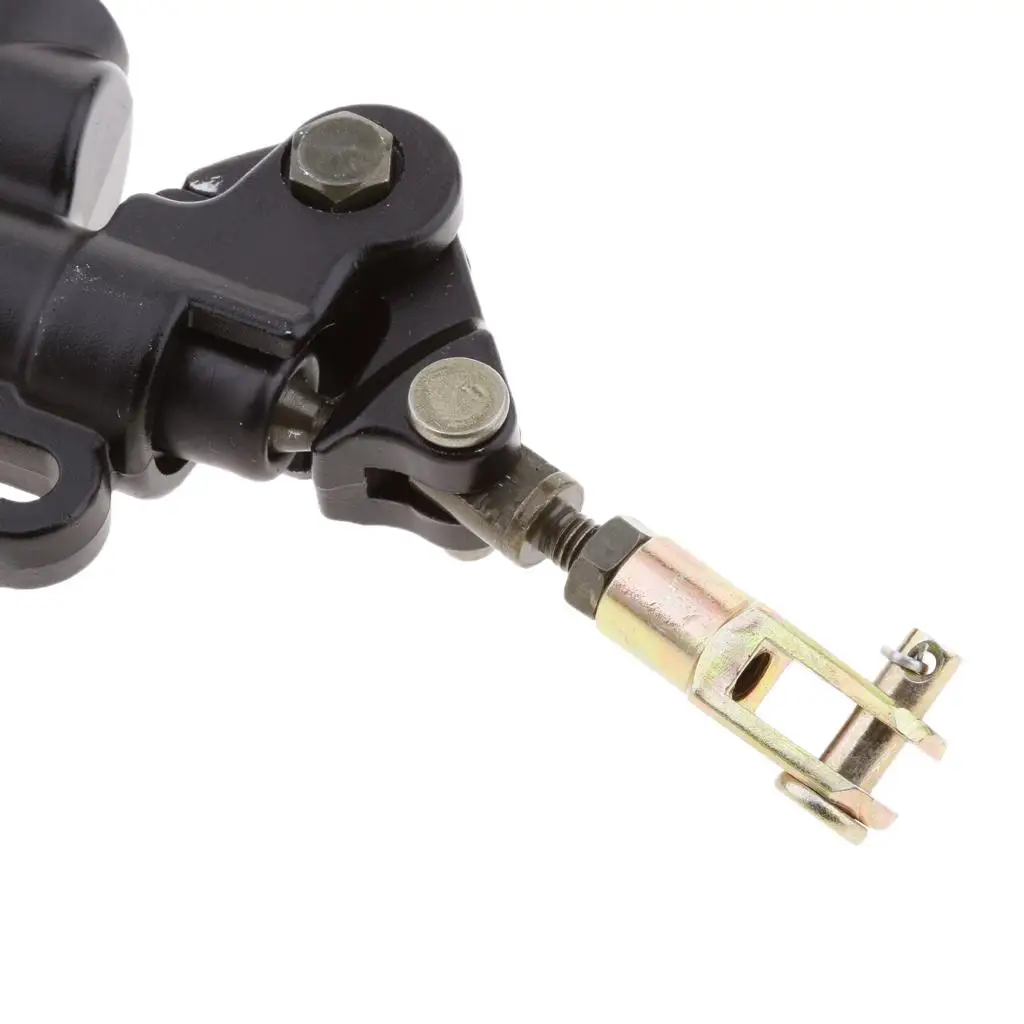 Black Rear Brake Hydraulic Master Cylinder Pump For ATV Quad