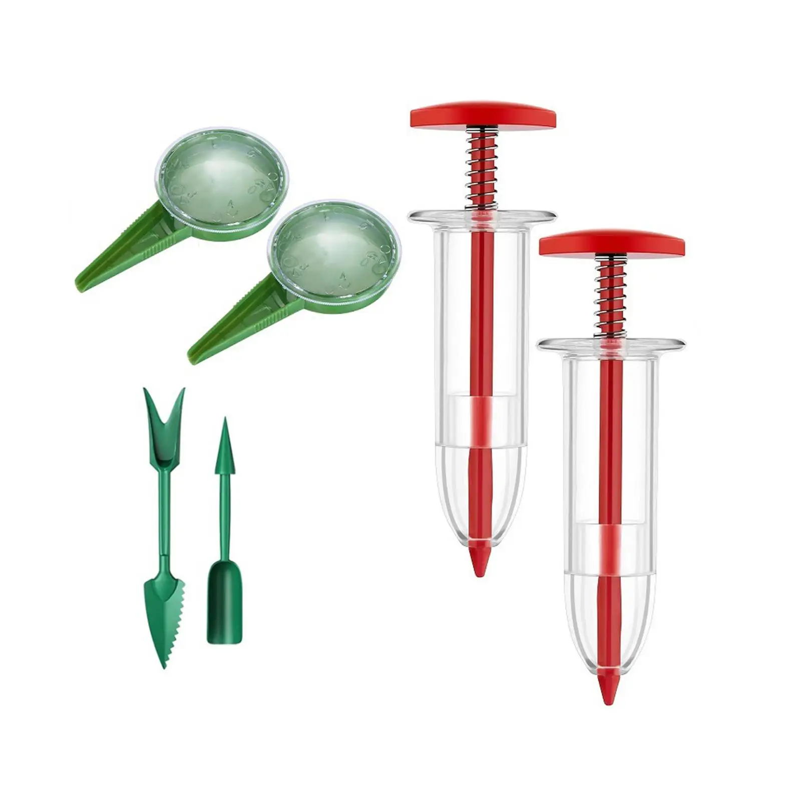 Manual Seeds Dispenser Mini Hand Spreader with Transplanting Tools Horticultural Seeding Seeder Seed Sower for Flower Pot Garden