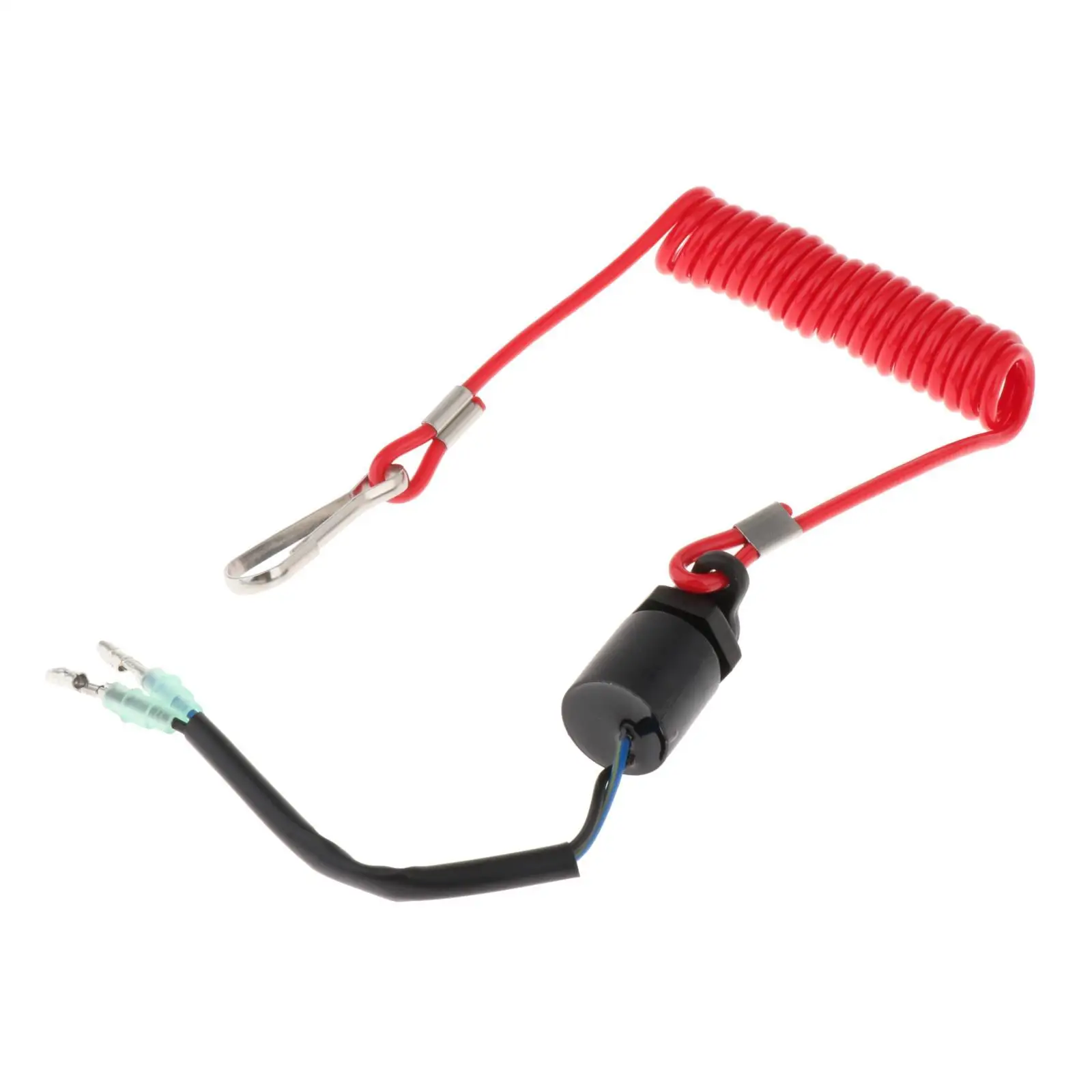Boat Engine Stop Switch 37820-92E03 Emergency Cut Off Cord Boat Kill Switch with Lanyard for Suzuki DT DF Outboard Motors