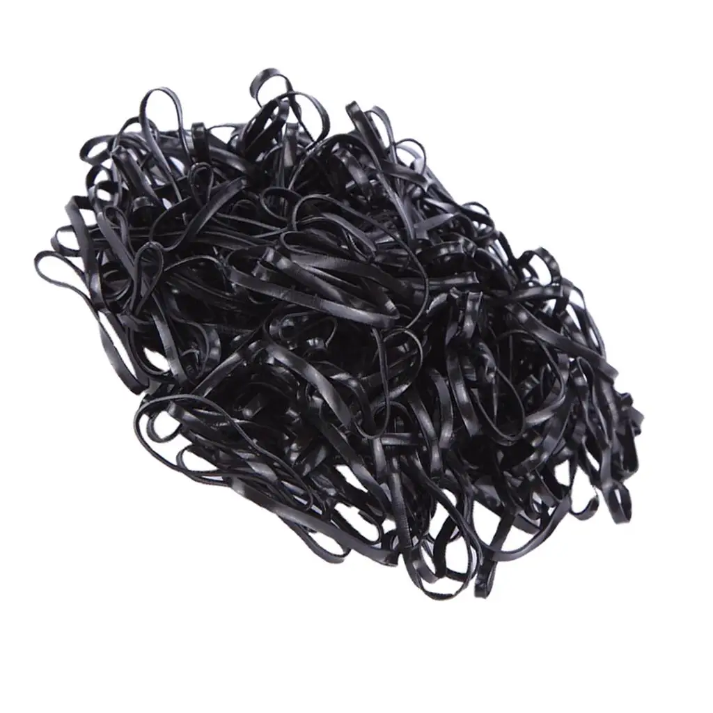 100pcs Fashion Elastic Ponytail Holders Hairband Hair Rubber Rings