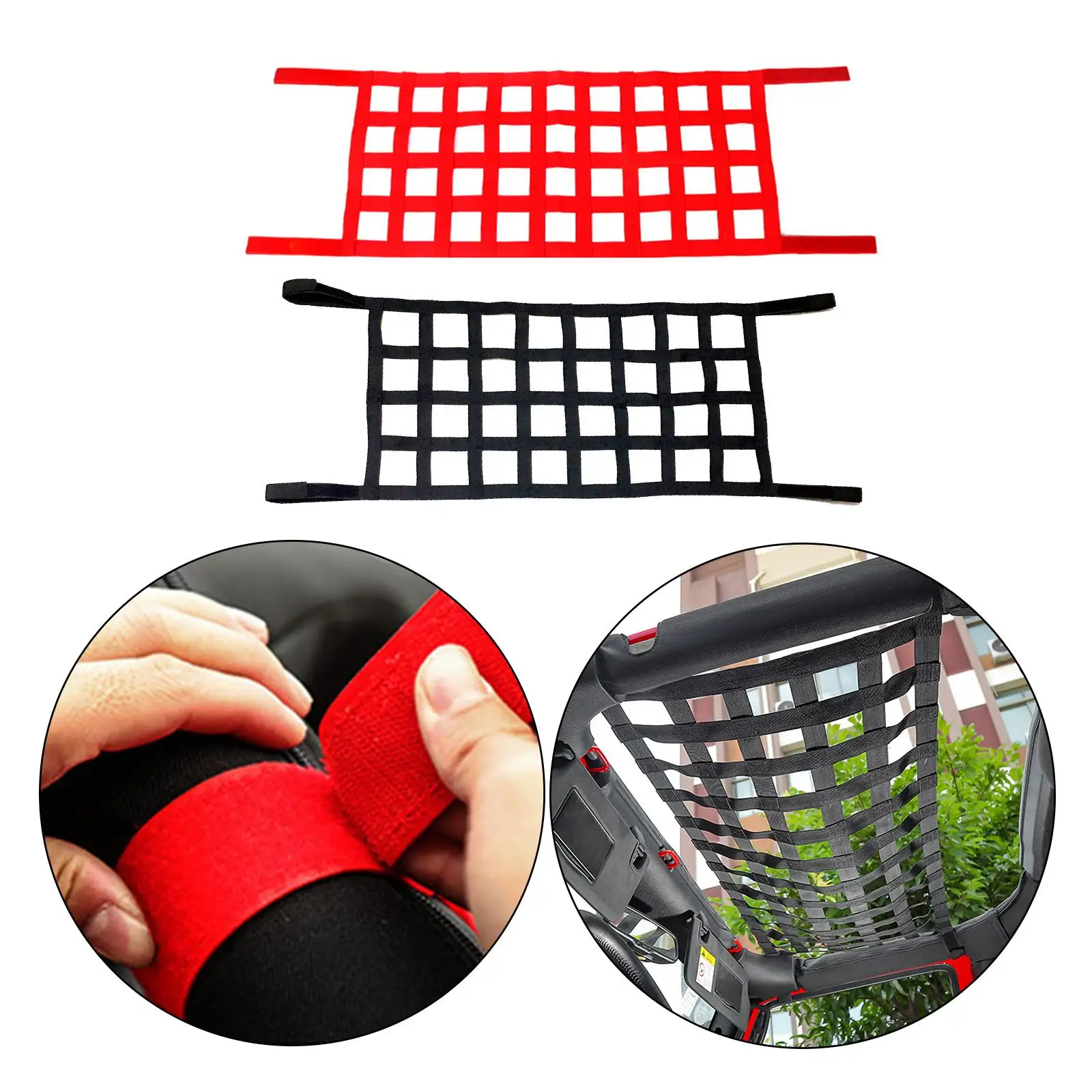 Auto k/ Interior Parts/ Car Accessories/ Multifunction /Organizer Mesh   for   JL Jlu 1987-2019